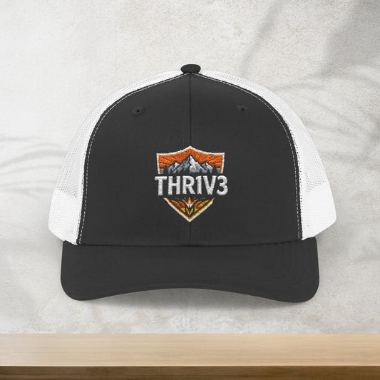 Snapback Cap THR1V3 Collective Mountaineer Outdoors Official Wildlife Logo