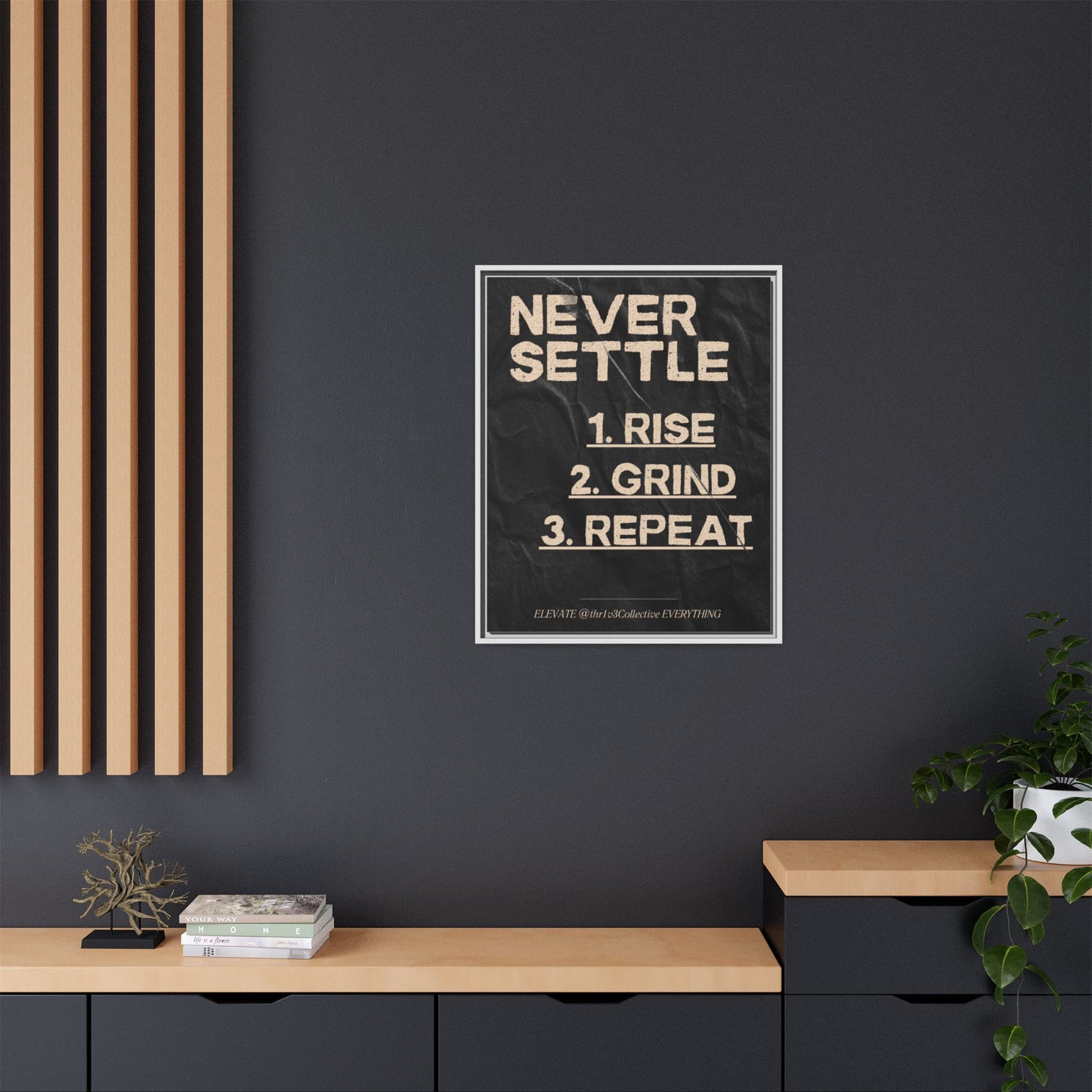 Canvas Print Motivational Inspire Dedication