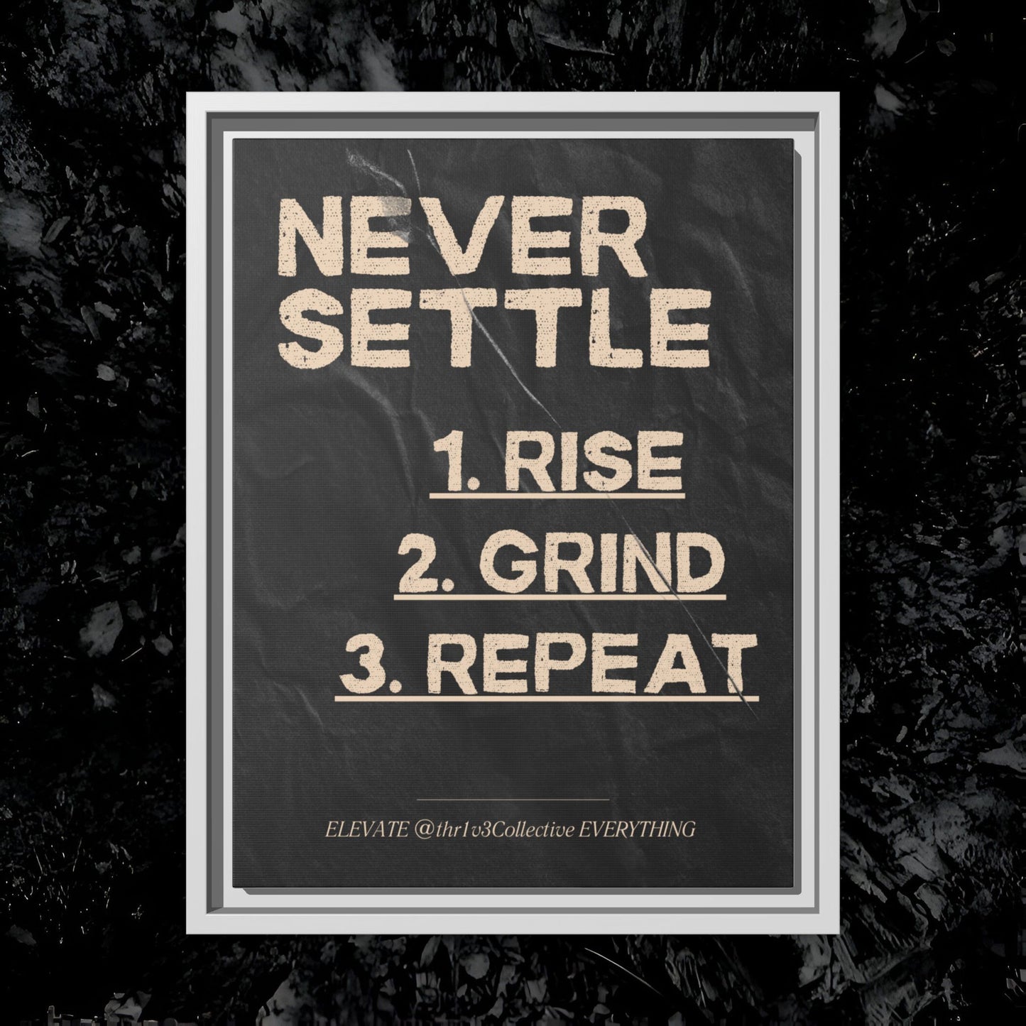 Canvas Print Motivational Inspire Dedication