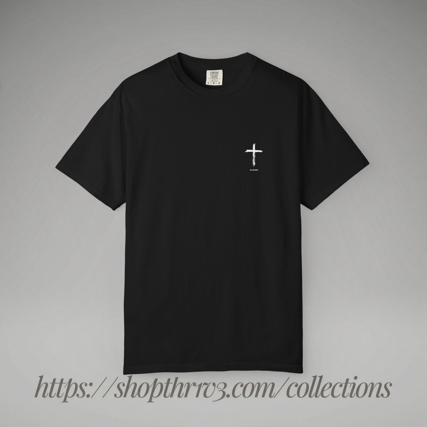 Built Not By Talent Christian Cross T-Shirt — Inspirational Faith Tee