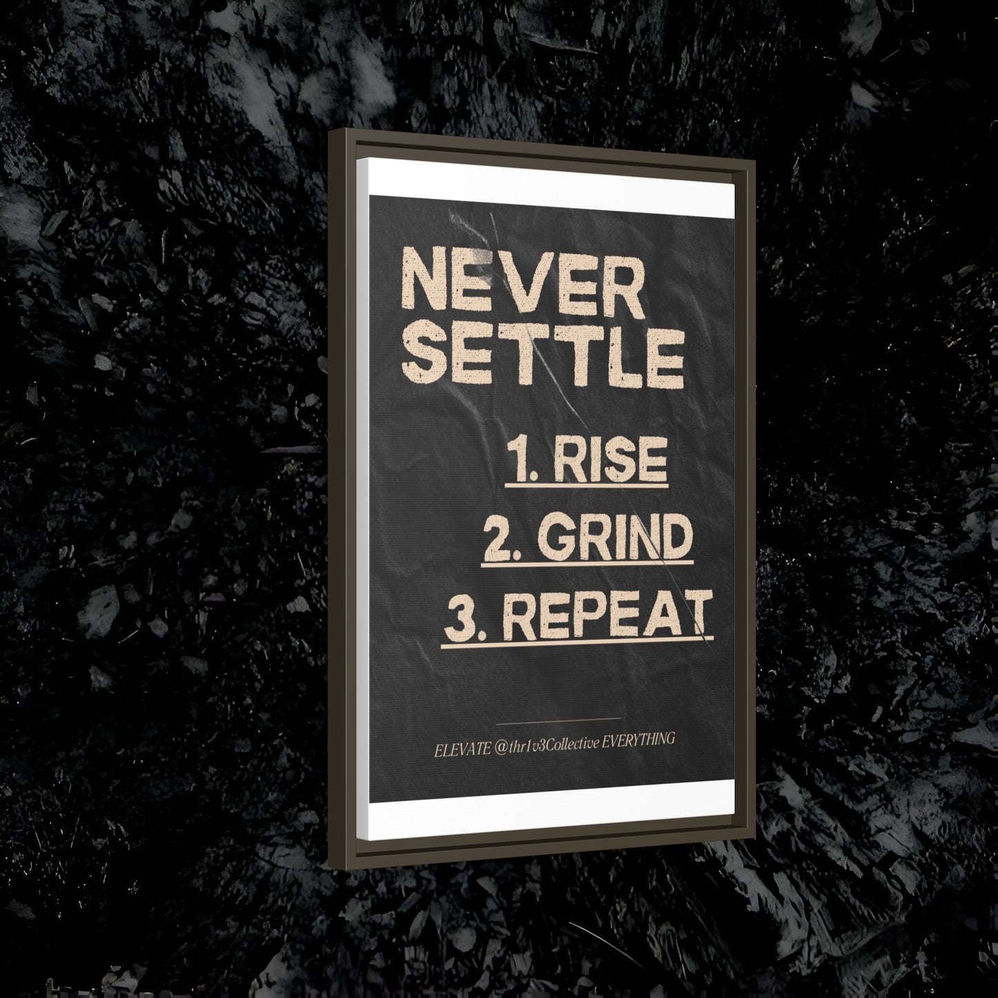 Canvas Print Motivational Inspire Dedication