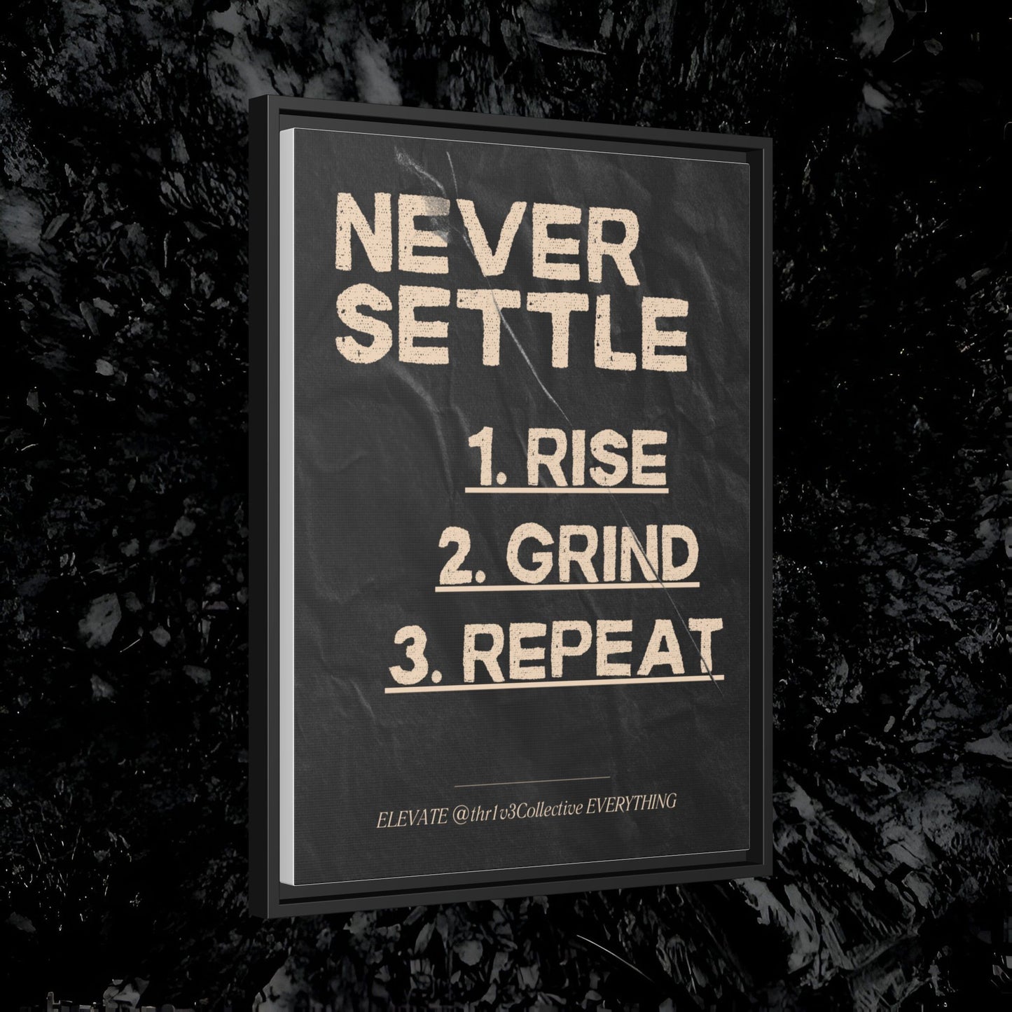 Canvas Print Motivational Inspire Dedication