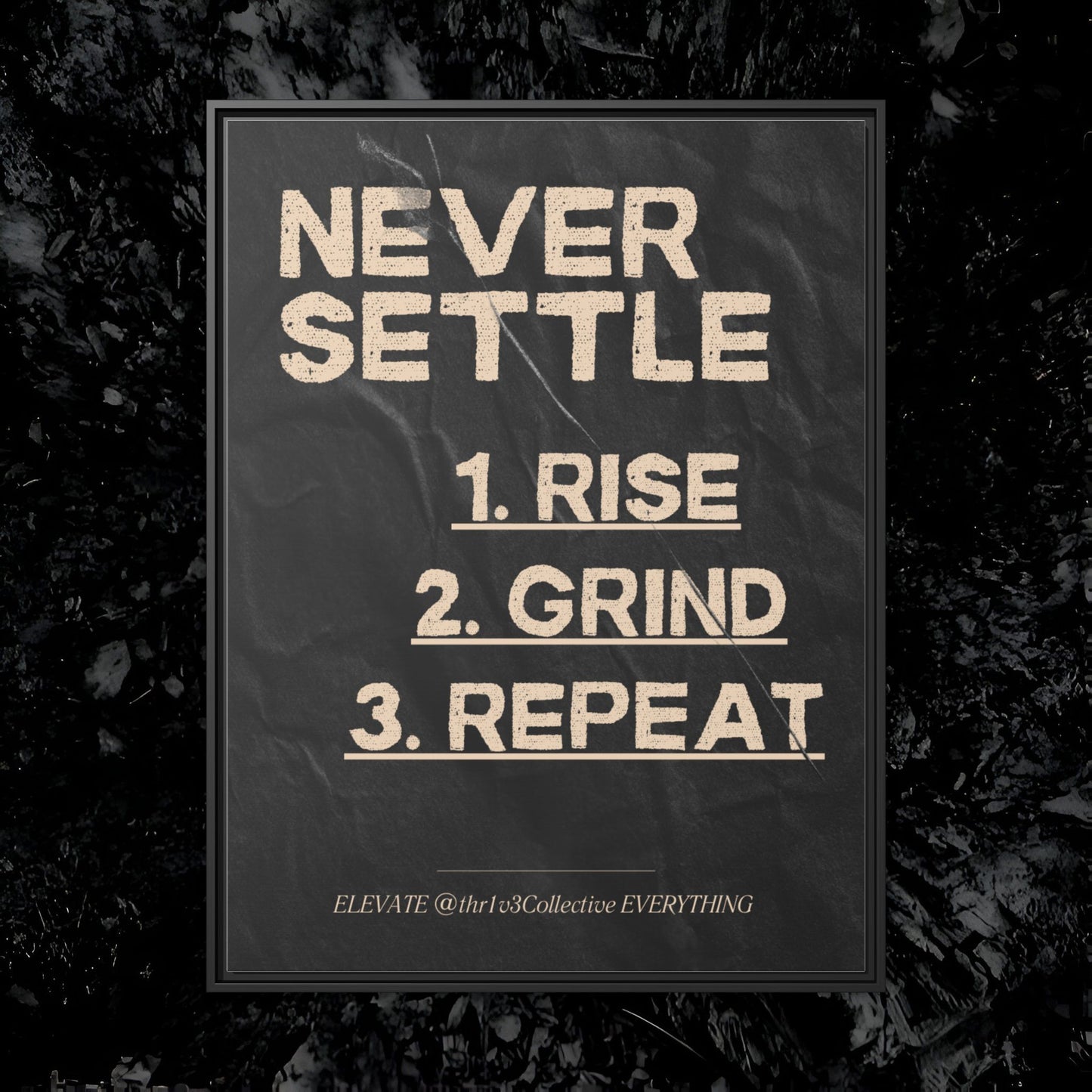 Canvas Print Motivational Inspire Dedication