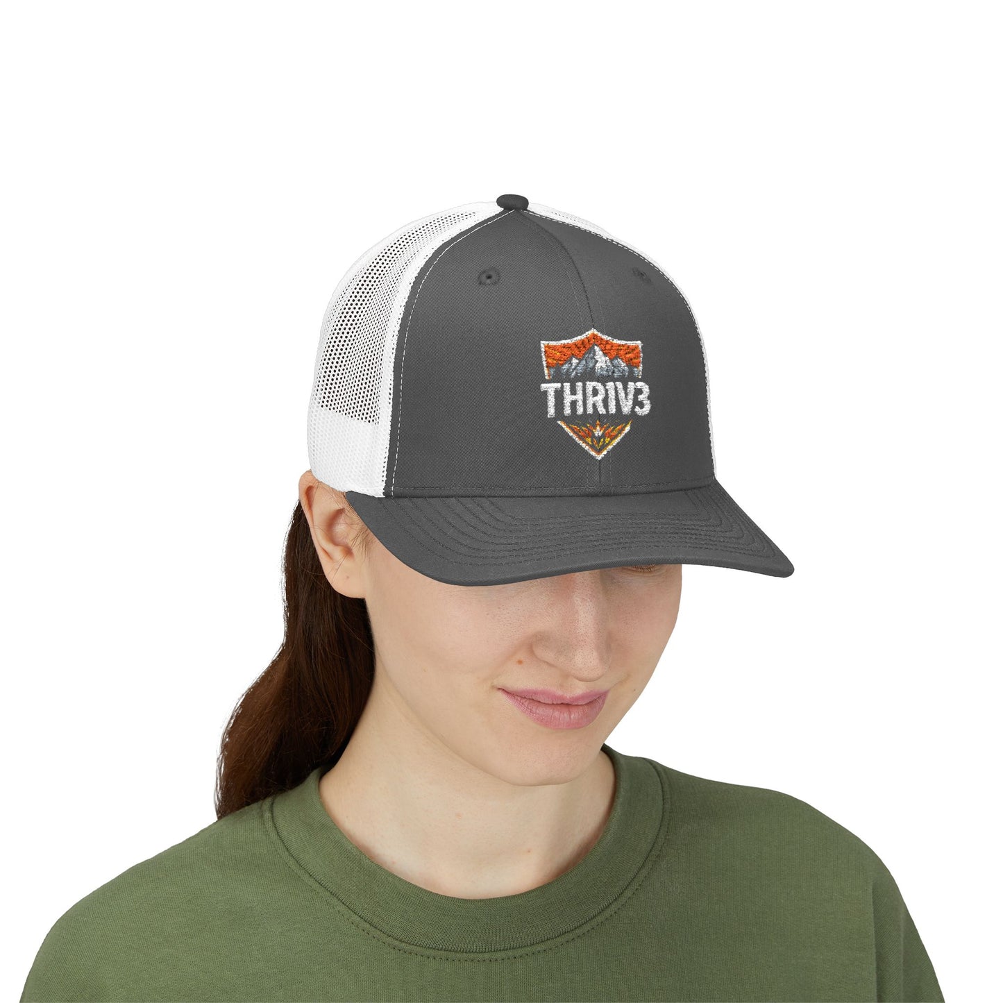 Snapback Cap THR1V3 Collective Mountaineer Outdoors Official Wildlife Logo