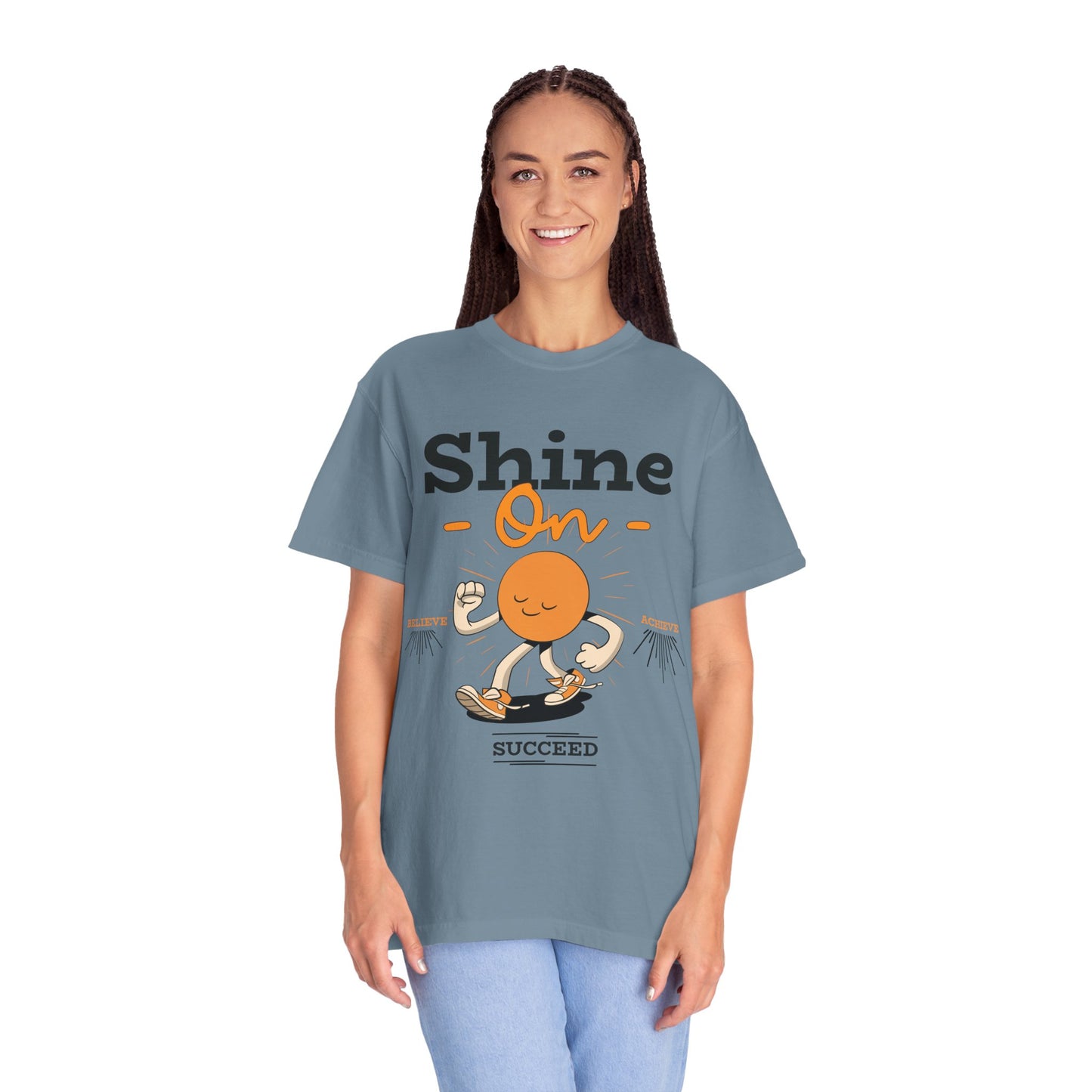 Shine On Unisex T-Shirt, Motivational Tee, Gift for Everyone, Casual Wear, Positive Vibes, Everyday Inspiration