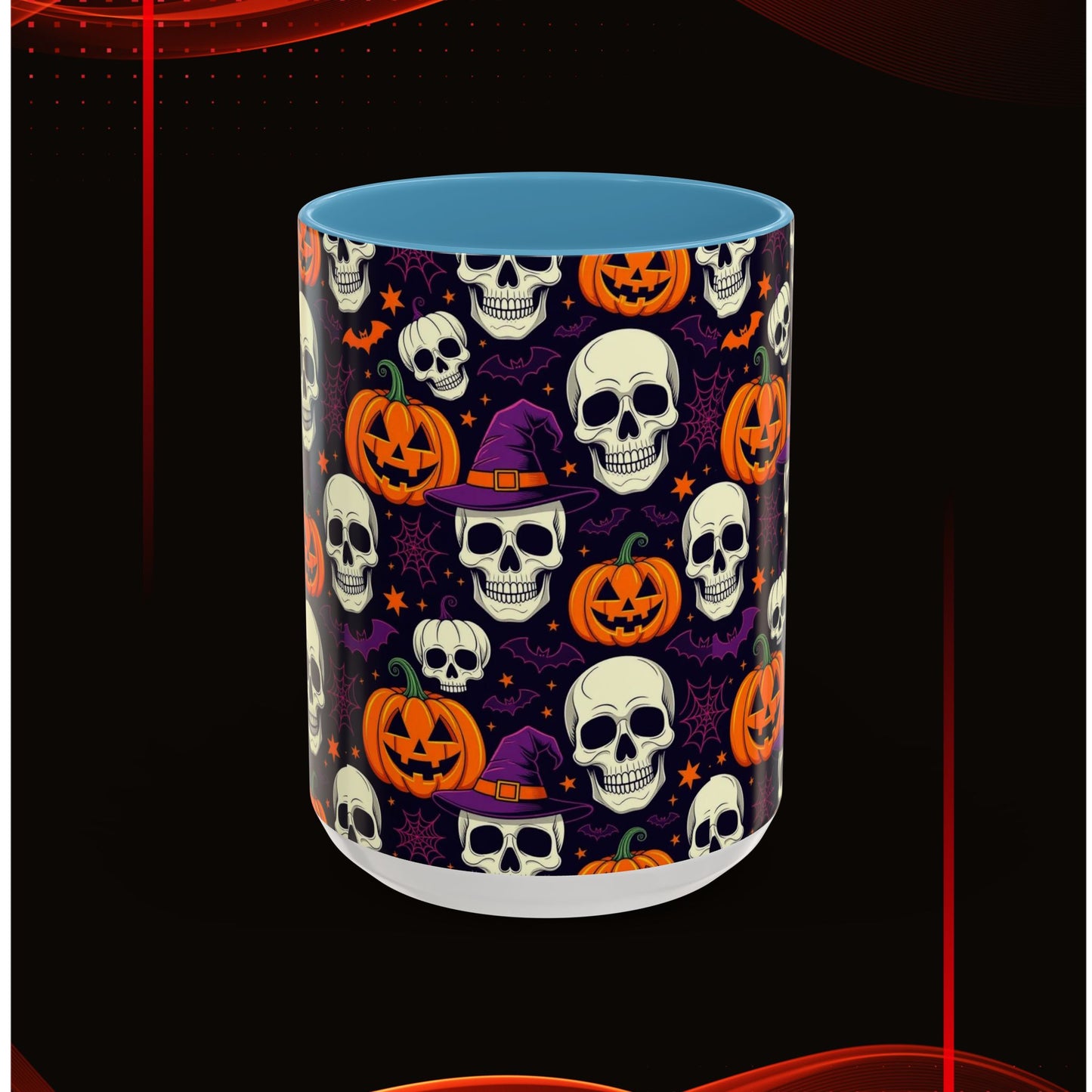 Coffee Mug - Vibrant Pumpkin Witch Fest Design