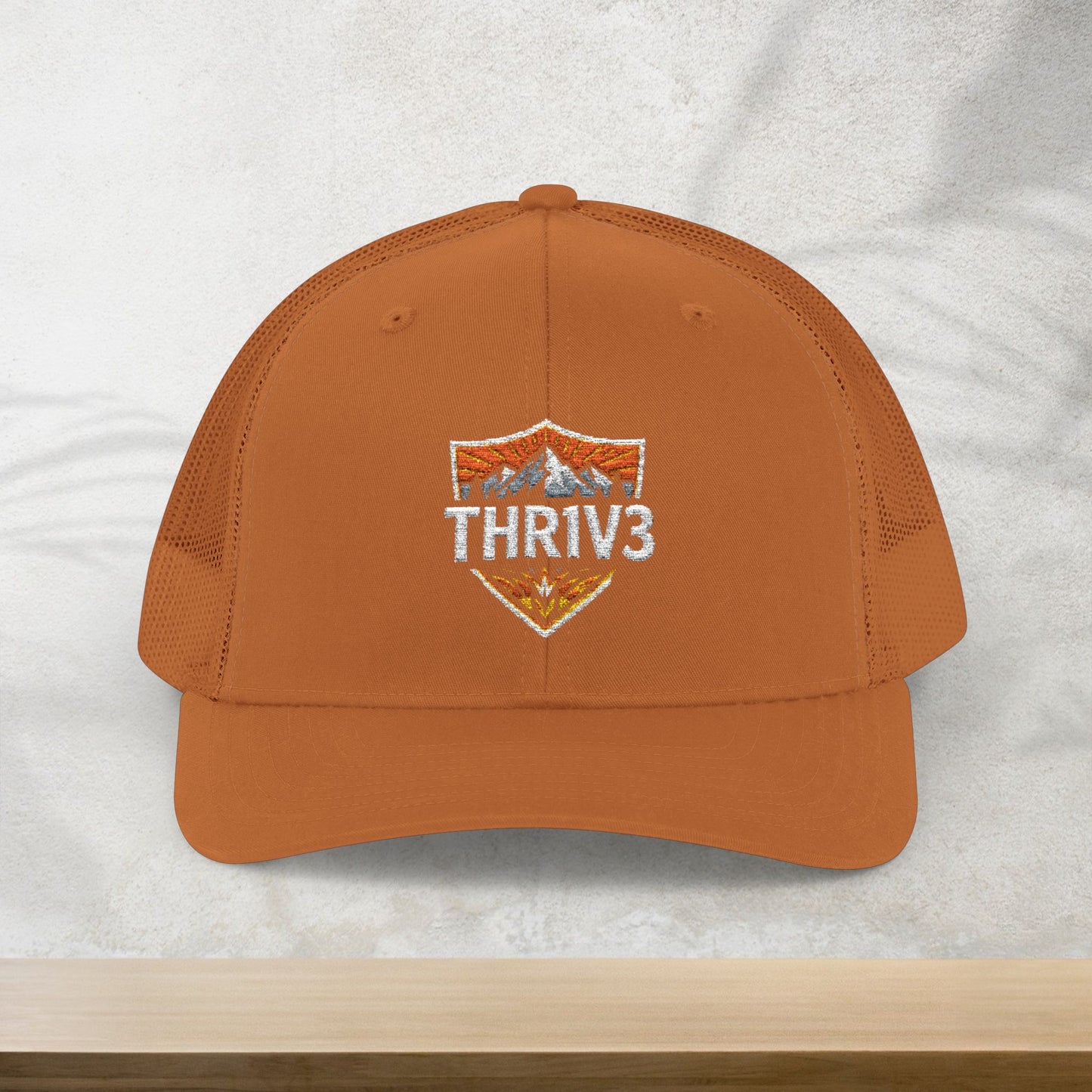 Snapback Cap THR1V3 Collective Mountaineer Outdoors Official Wildlife Logo