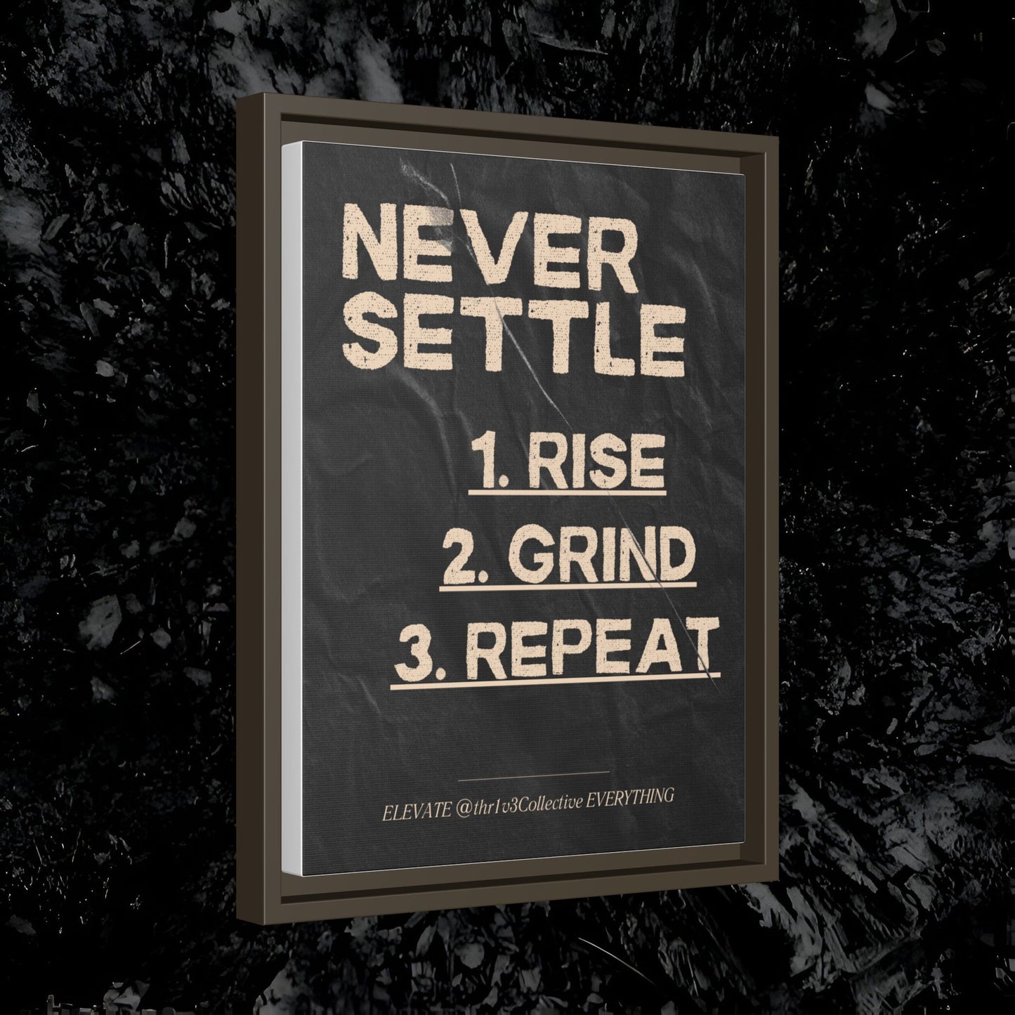 Canvas Print Motivational Inspire Dedication