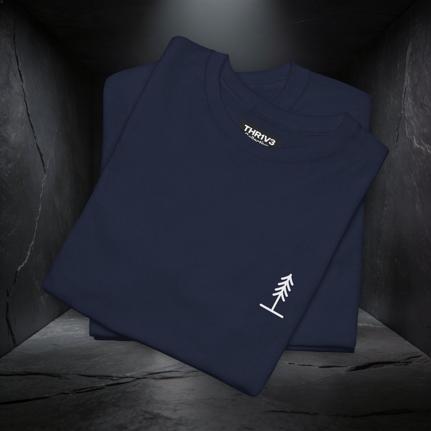 Cross & Mountain Tee — Rustic Christian Graphic T-Shirt
