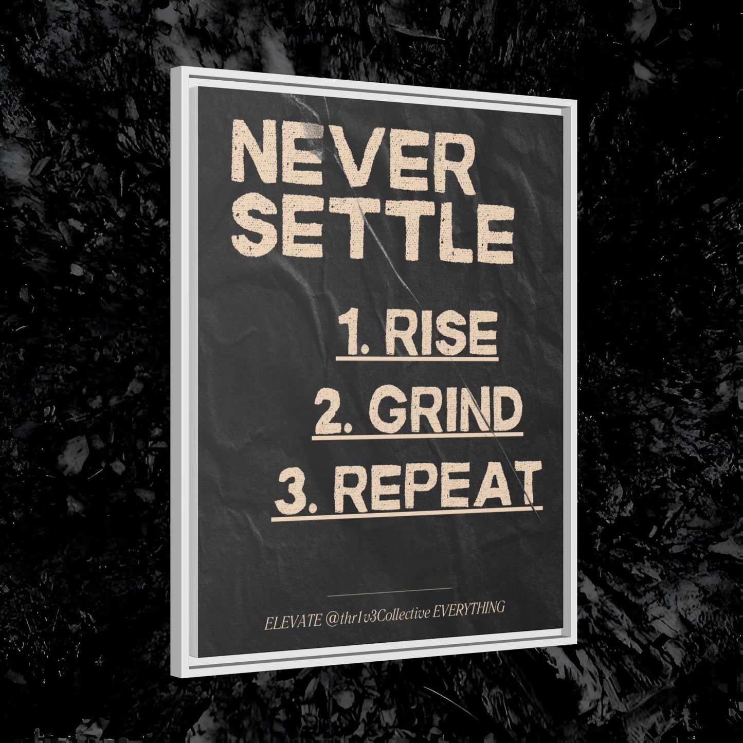 Canvas Print Motivational Inspire Dedication