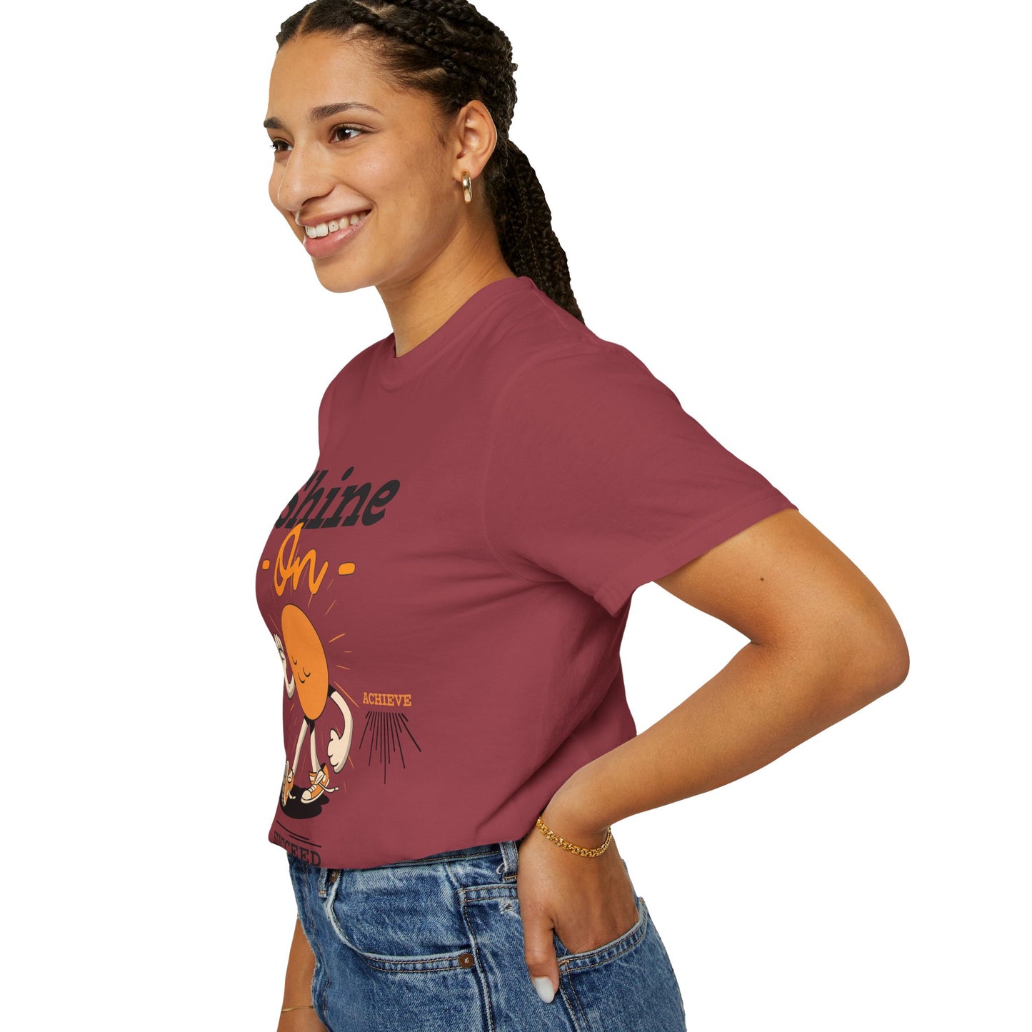 Shine On Unisex T-Shirt, Motivational Tee, Gift for Everyone, Casual Wear, Positive Vibes, Everyday Inspiration