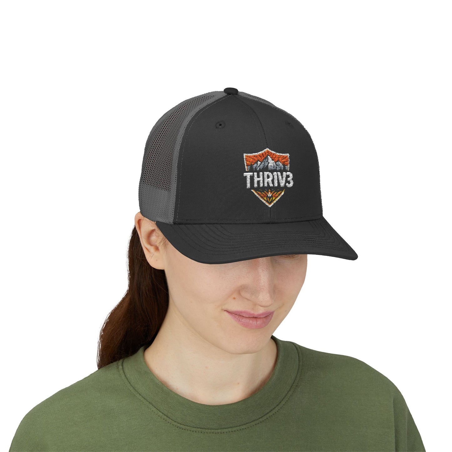 Snapback Cap THR1V3 Collective Mountaineer Outdoors Official Wildlife Logo