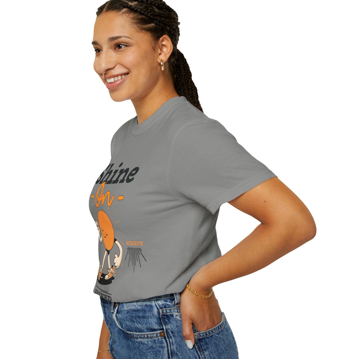 Shine On Unisex T-Shirt, Motivational Tee, Gift for Everyone, Casual Wear, Positive Vibes, Everyday Inspiration