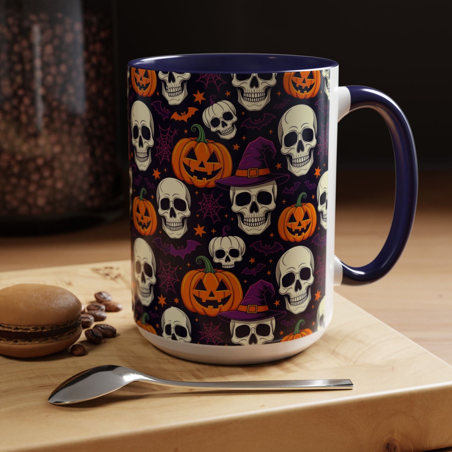 Coffee Mug - Vibrant Pumpkin Witch Fest Design