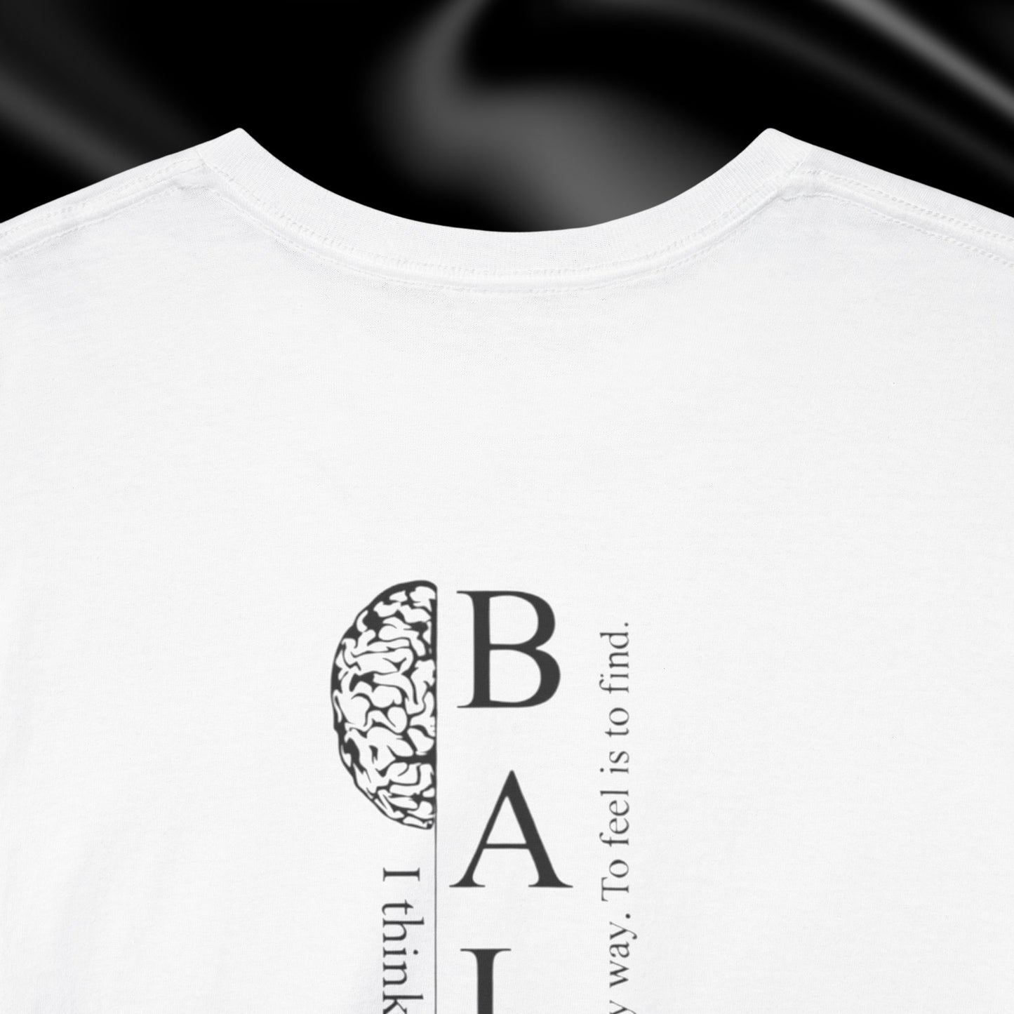Balance Graphic Tee — Minimal Yin Yang Design with 'BALANCE' Typography