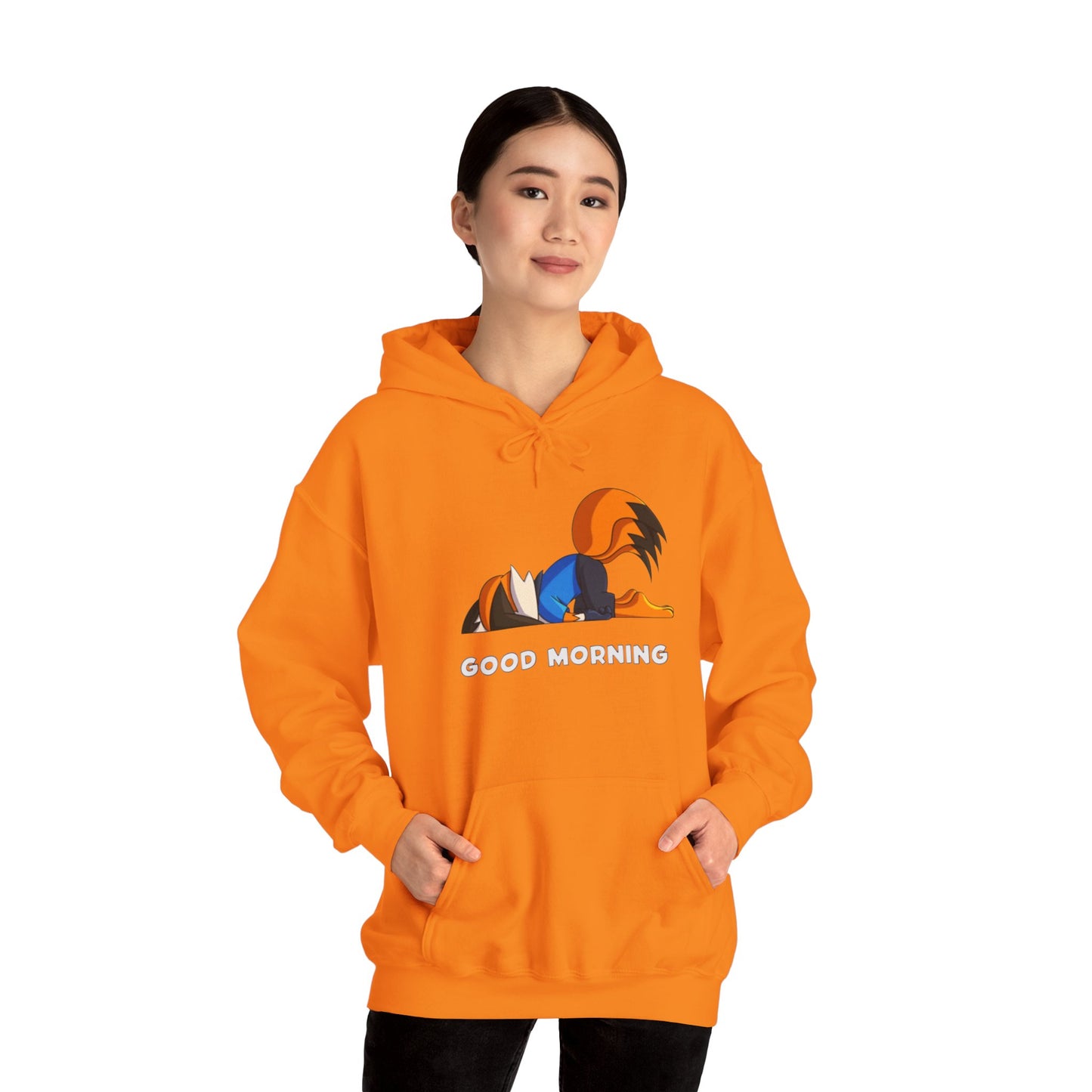 Good Mornings Cartoon Hoodie - Unisex Heavy Blend™ Sweatshirt