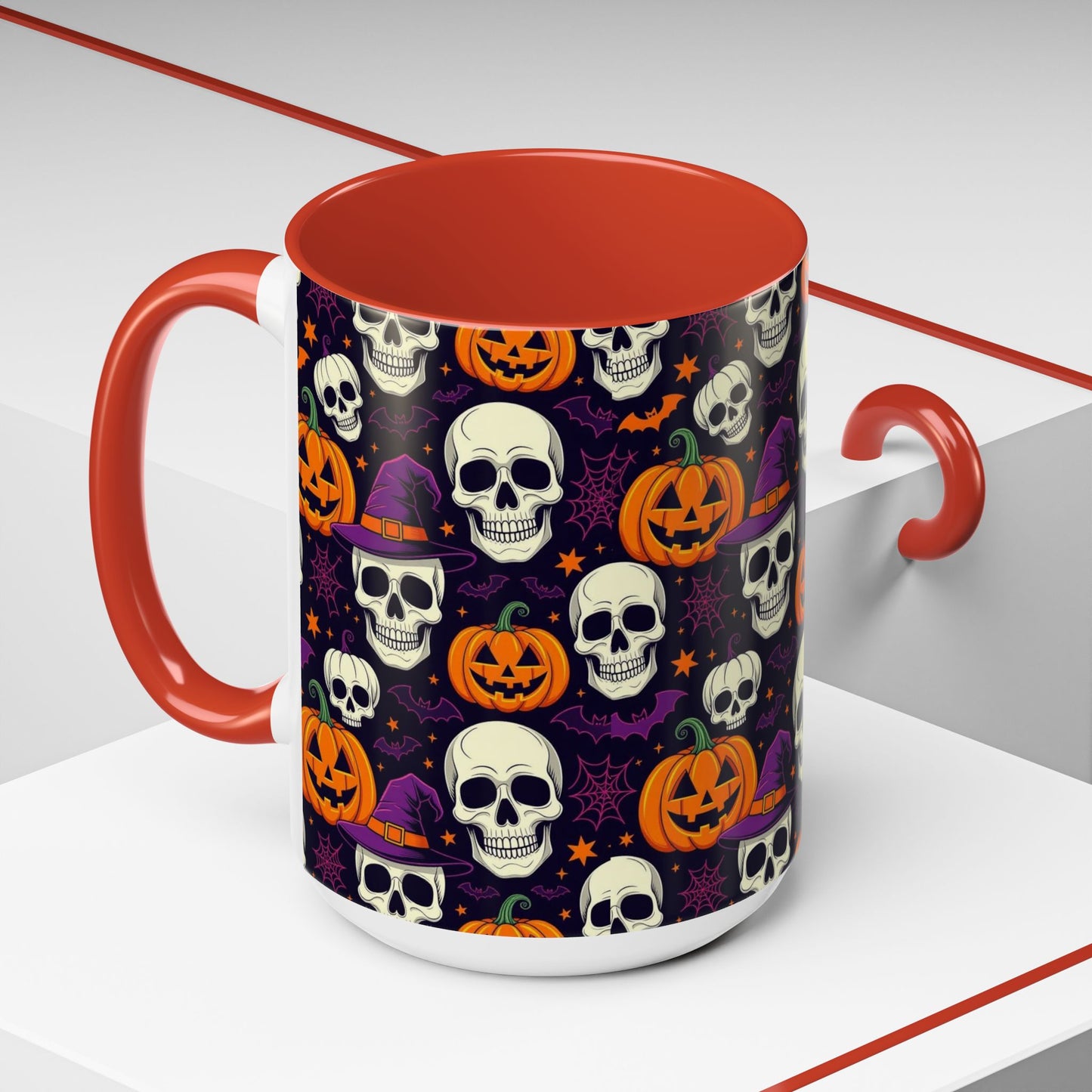 Coffee Mug - Vibrant Pumpkin Witch Fest Design