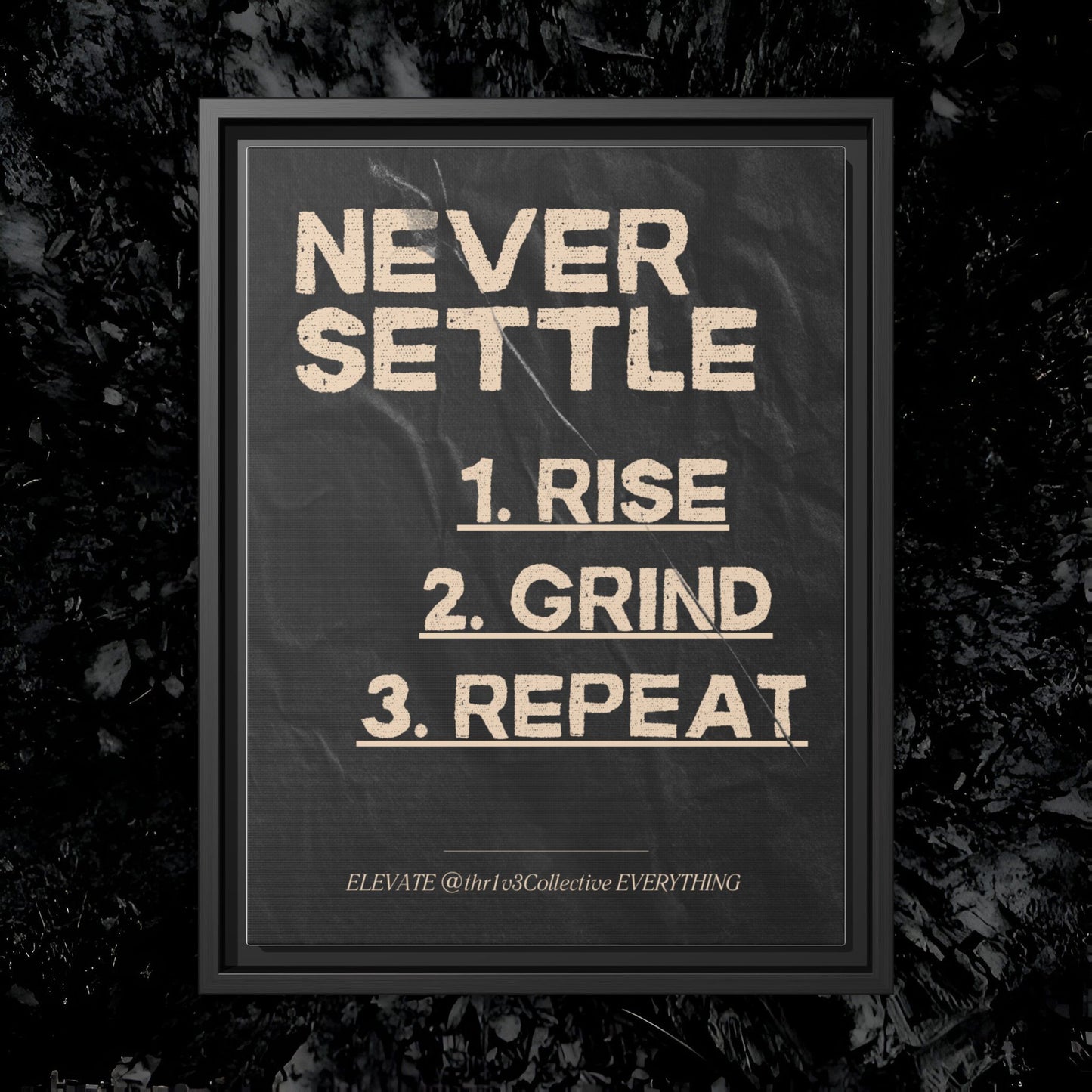 Canvas Print Motivational Inspire Dedication