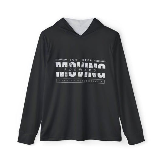 Sports Warmup Hoodie - Keep Moving Forward Design