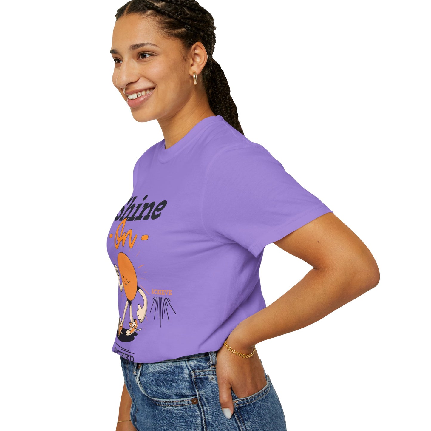 Shine On Unisex T-Shirt, Motivational Tee, Gift for Everyone, Casual Wear, Positive Vibes, Everyday Inspiration