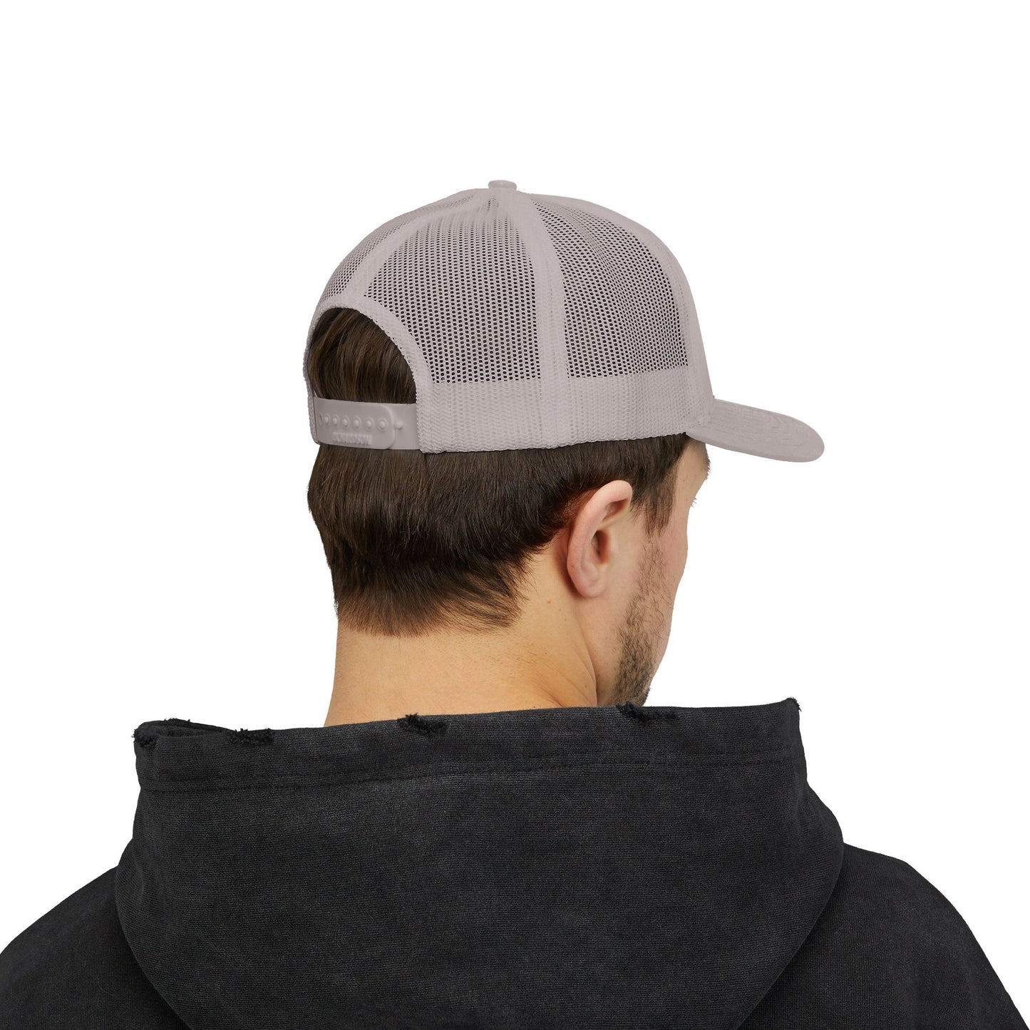 Embroidered Christian Fish Snapback Trucker Cap