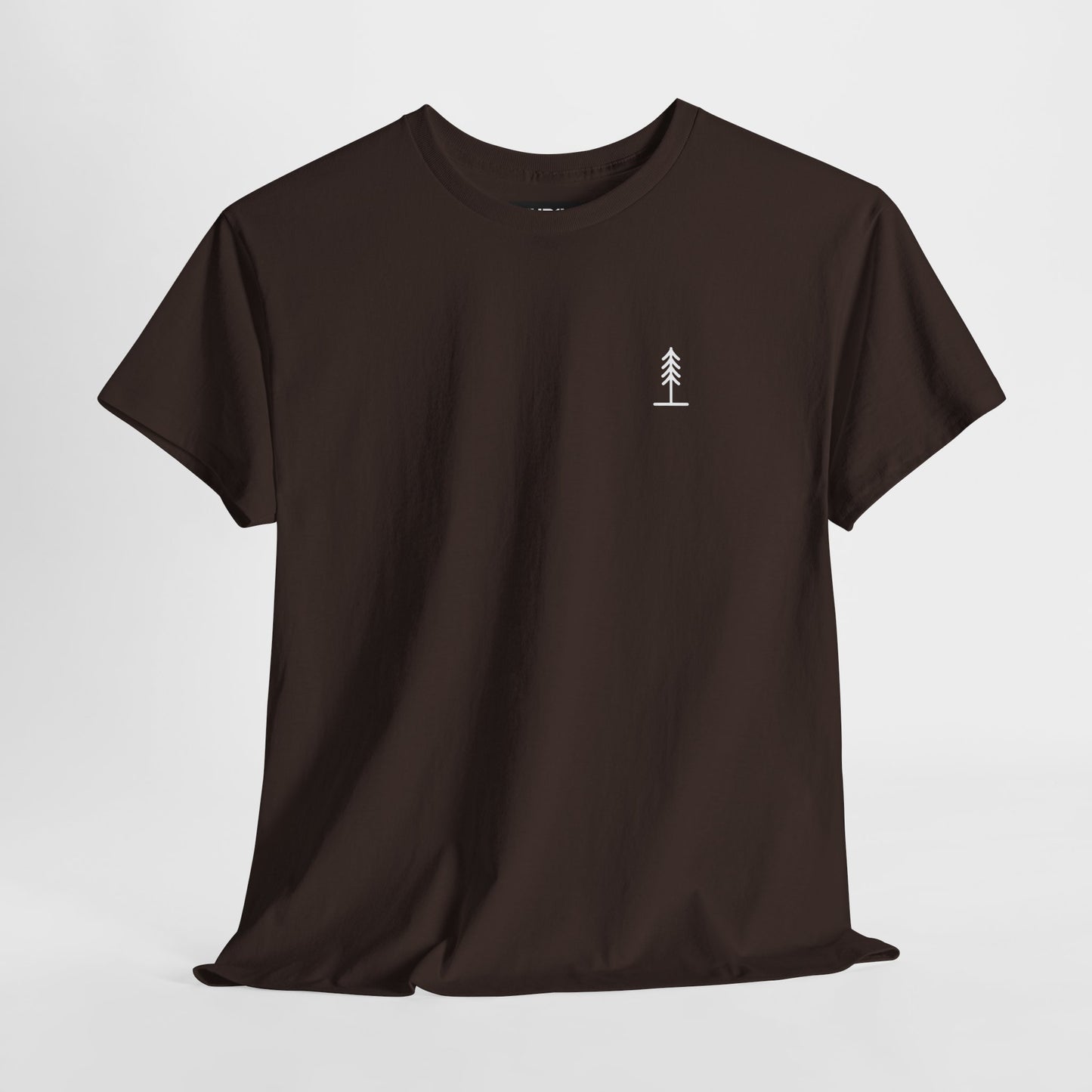 Cross & Mountain Tee — Rustic Christian Graphic T-Shirt
