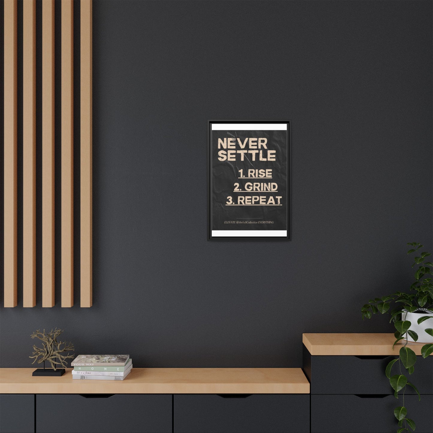 Canvas Print Motivational Inspire Dedication