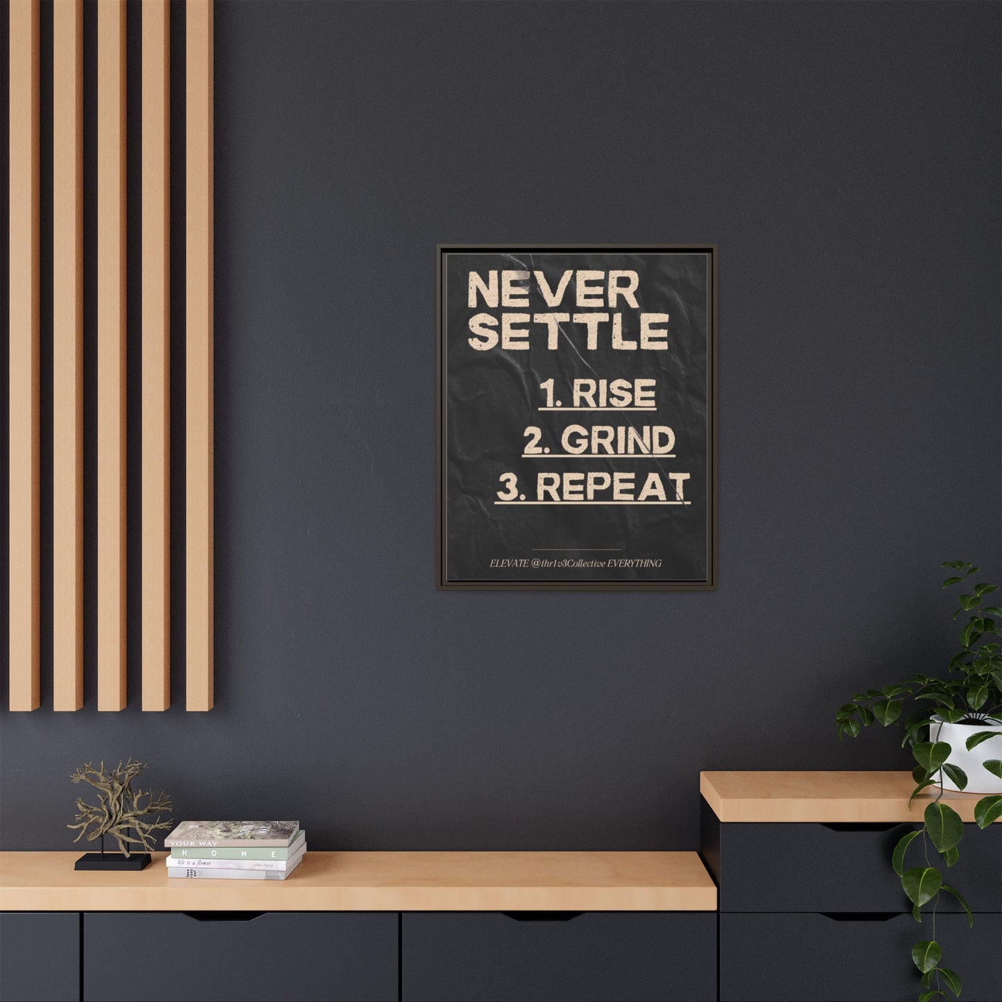 Canvas Print Motivational Inspire Dedication