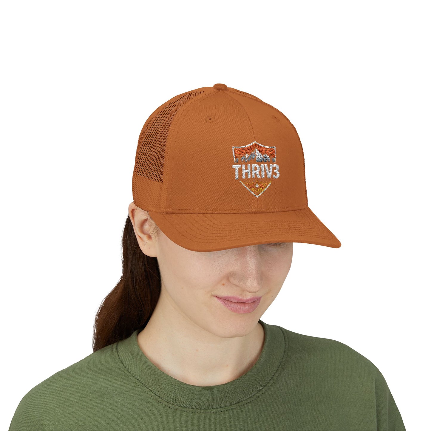 Snapback Cap THR1V3 Collective Mountaineer Outdoors Official Wildlife Logo