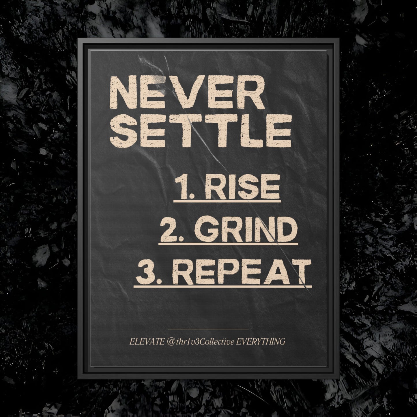 Canvas Print Motivational Inspire Dedication