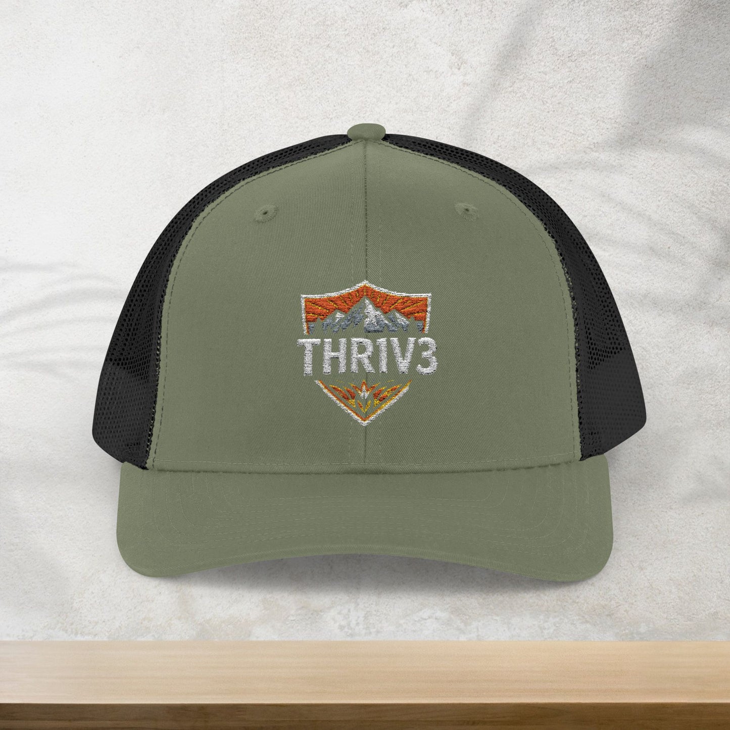 Snapback Cap THR1V3 Collective Mountaineer Outdoors Official Wildlife Logo