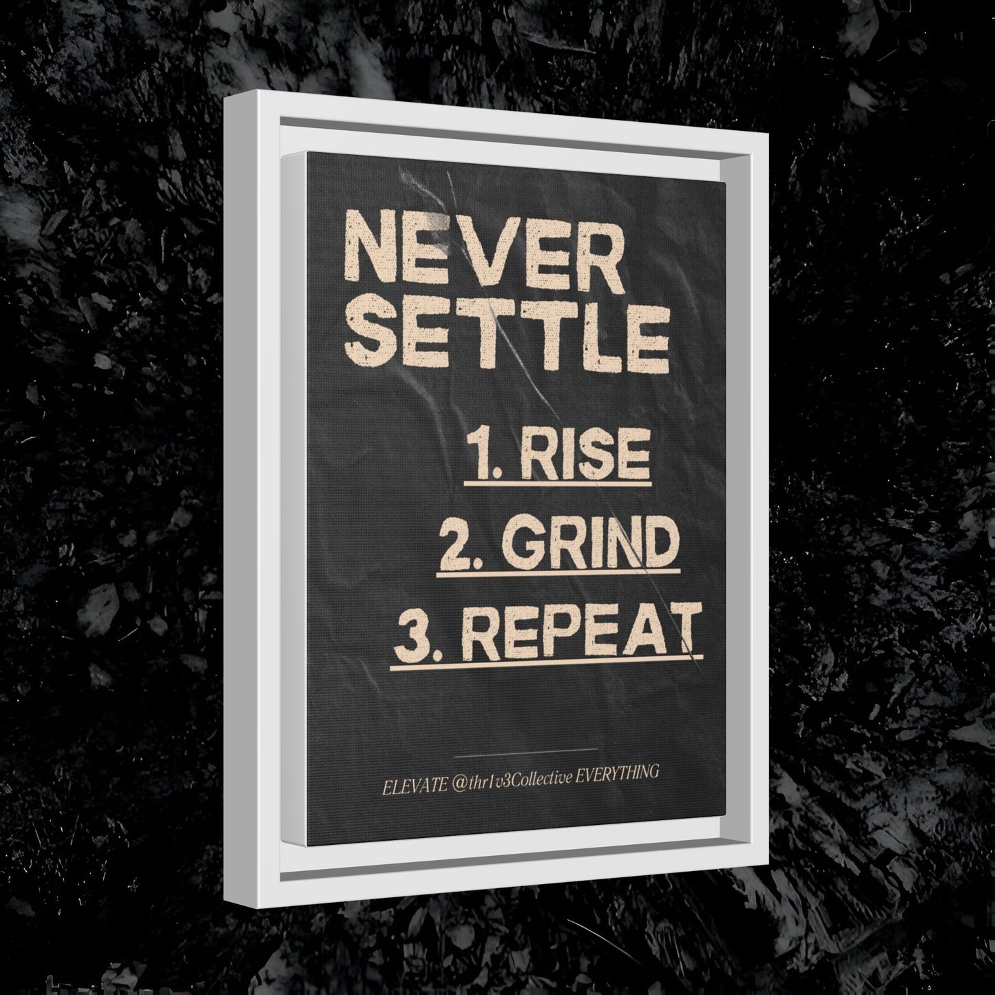 Canvas Print Motivational Inspire Dedication