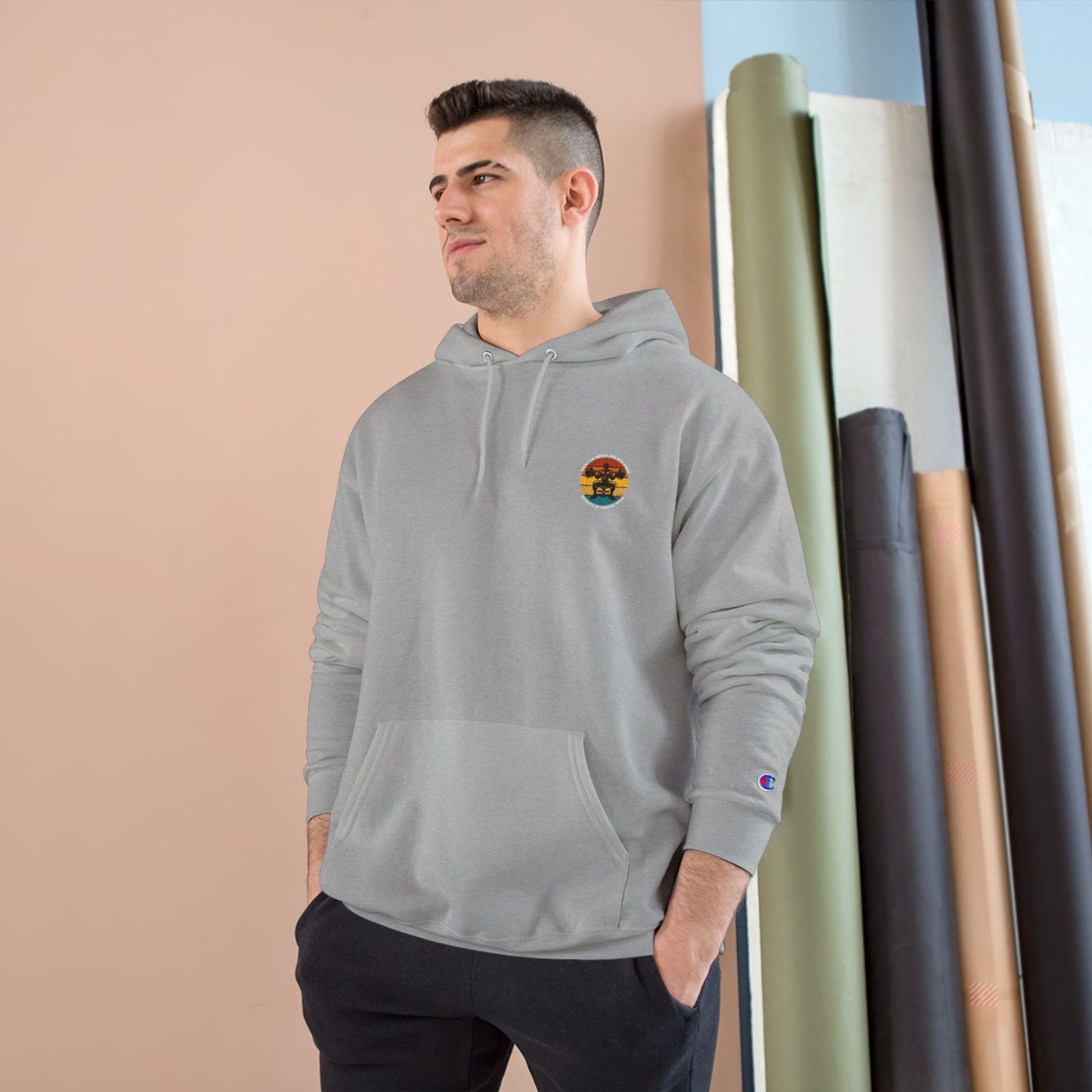 Retro Weight Lifting Hoodie