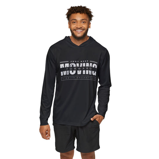 Sports Warmup Hoodie - Keep Moving Forward Design