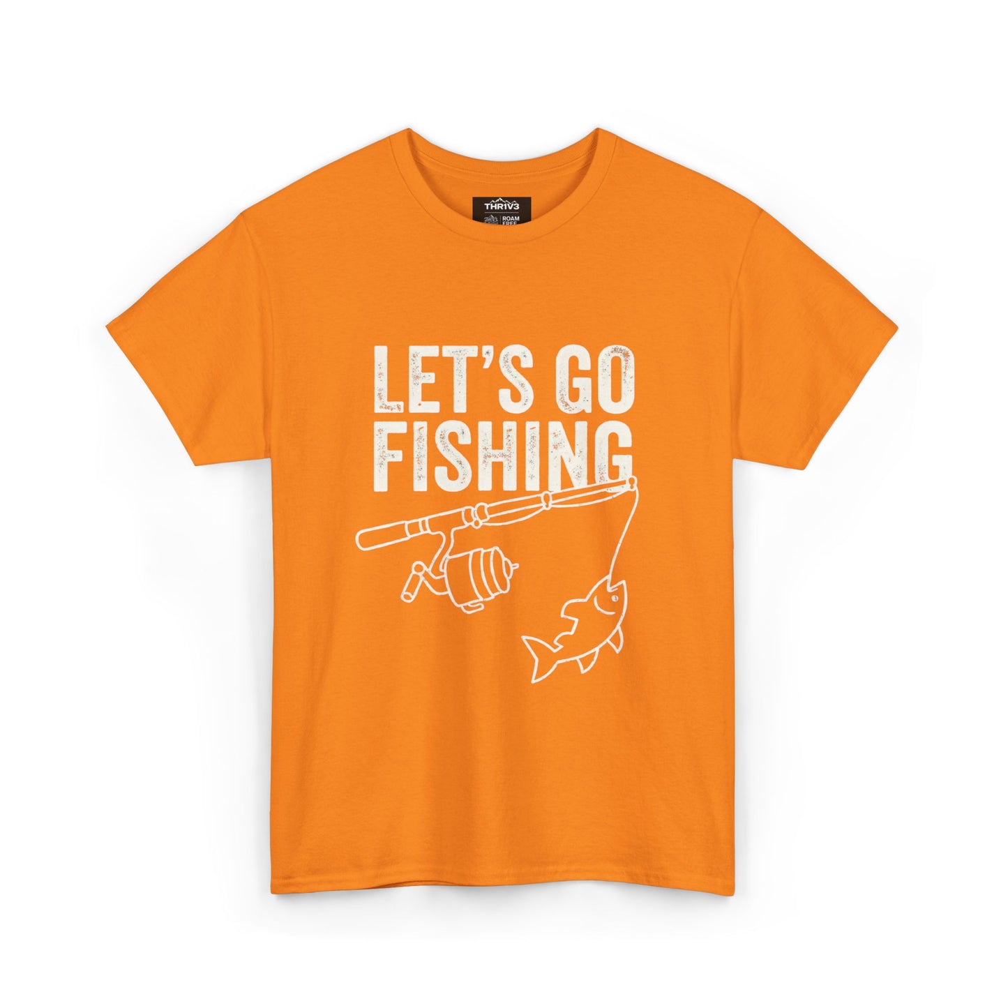 Fishing T-Shirt – "Let's Go Fishing" & "WTF (Where's The Fish)" Graphic Tee for Anglers
