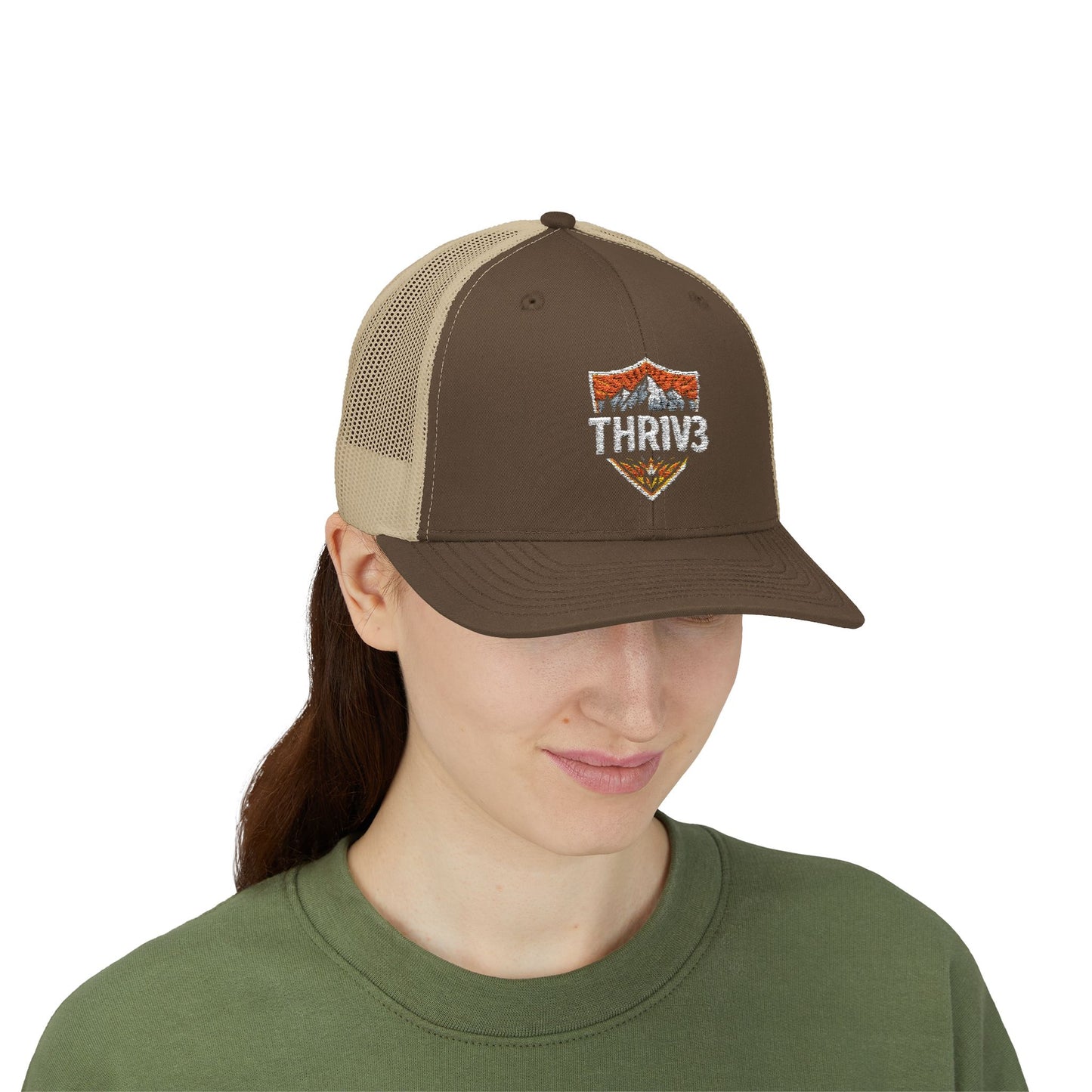 Snapback Cap THR1V3 Collective Mountaineer Outdoors Official Wildlife Logo
