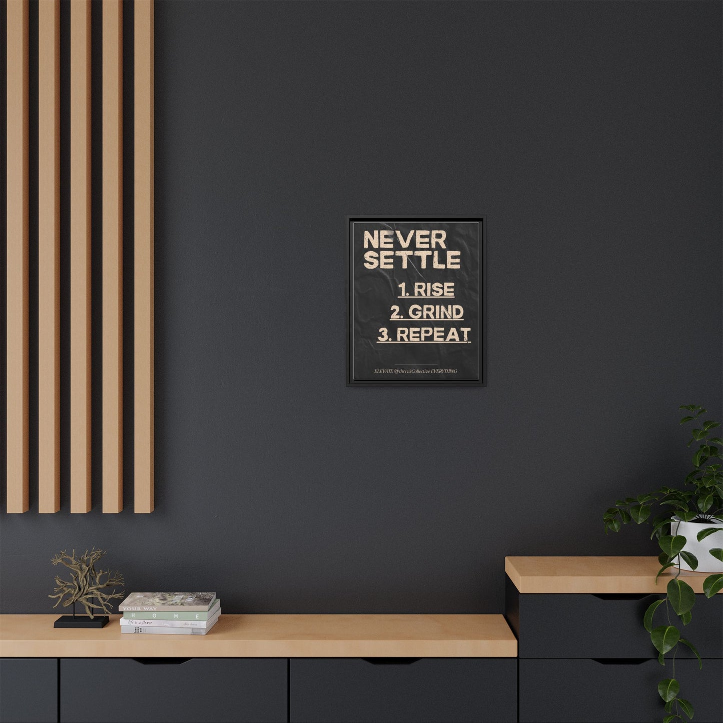 Canvas Print Motivational Inspire Dedication