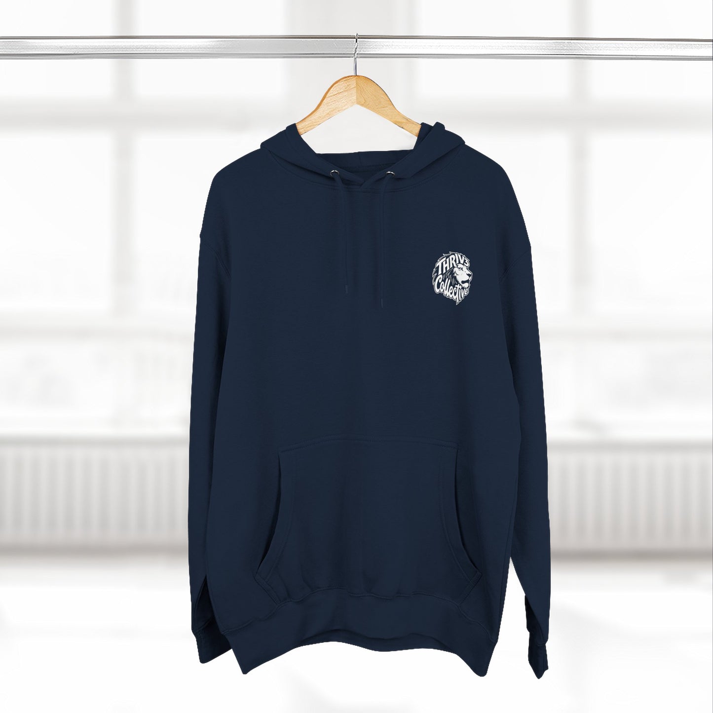 Christian Lion Hoodie — "I Can Do All Things Through Christ" Fleece Pullover