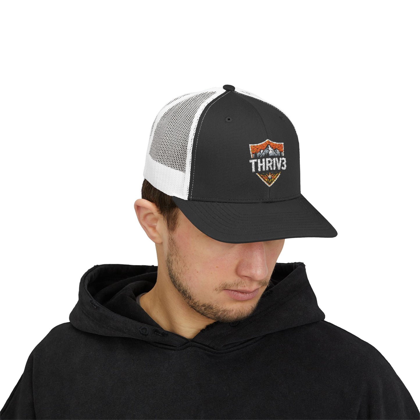 Snapback Cap THR1V3 Collective Mountaineer Outdoors Official Wildlife Logo