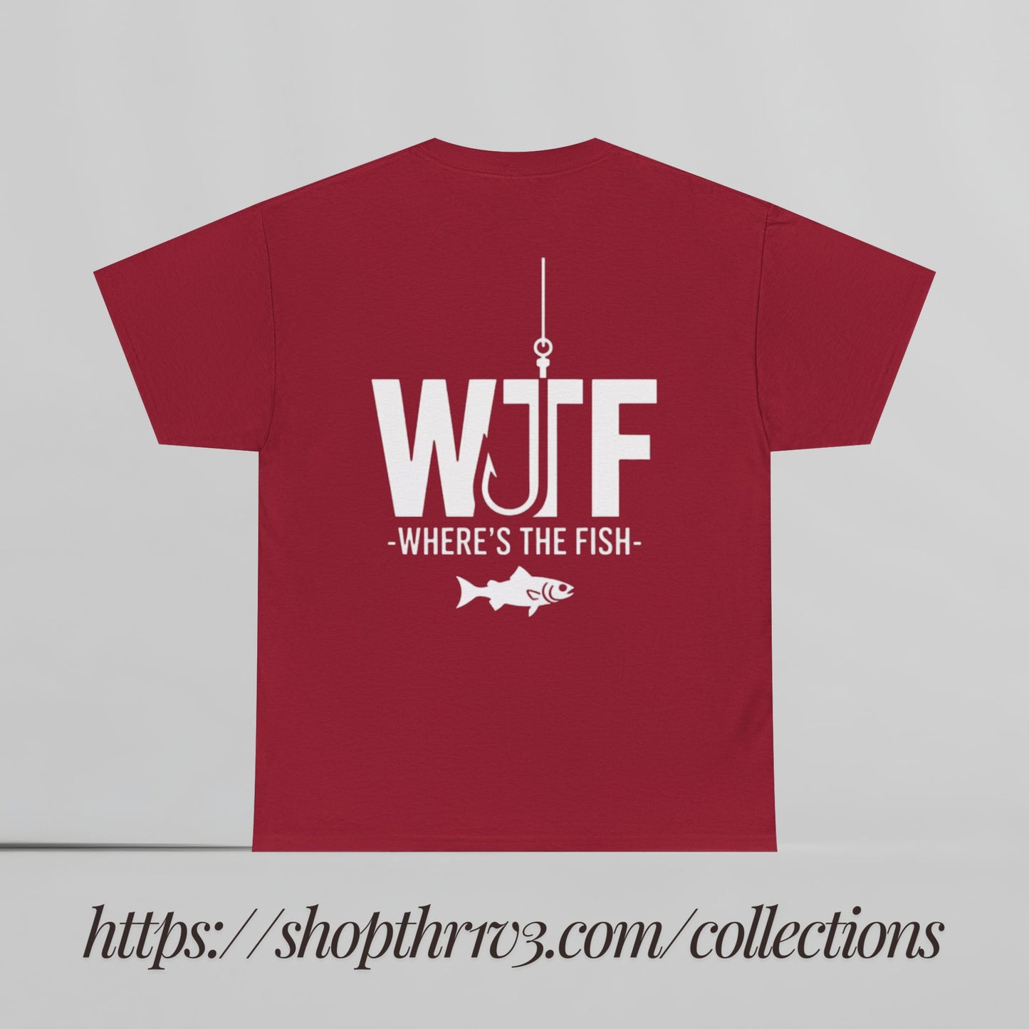 Fishing T-Shirt – "Let's Go Fishing" & "WTF (Where's The Fish)" Graphic Tee for Anglers