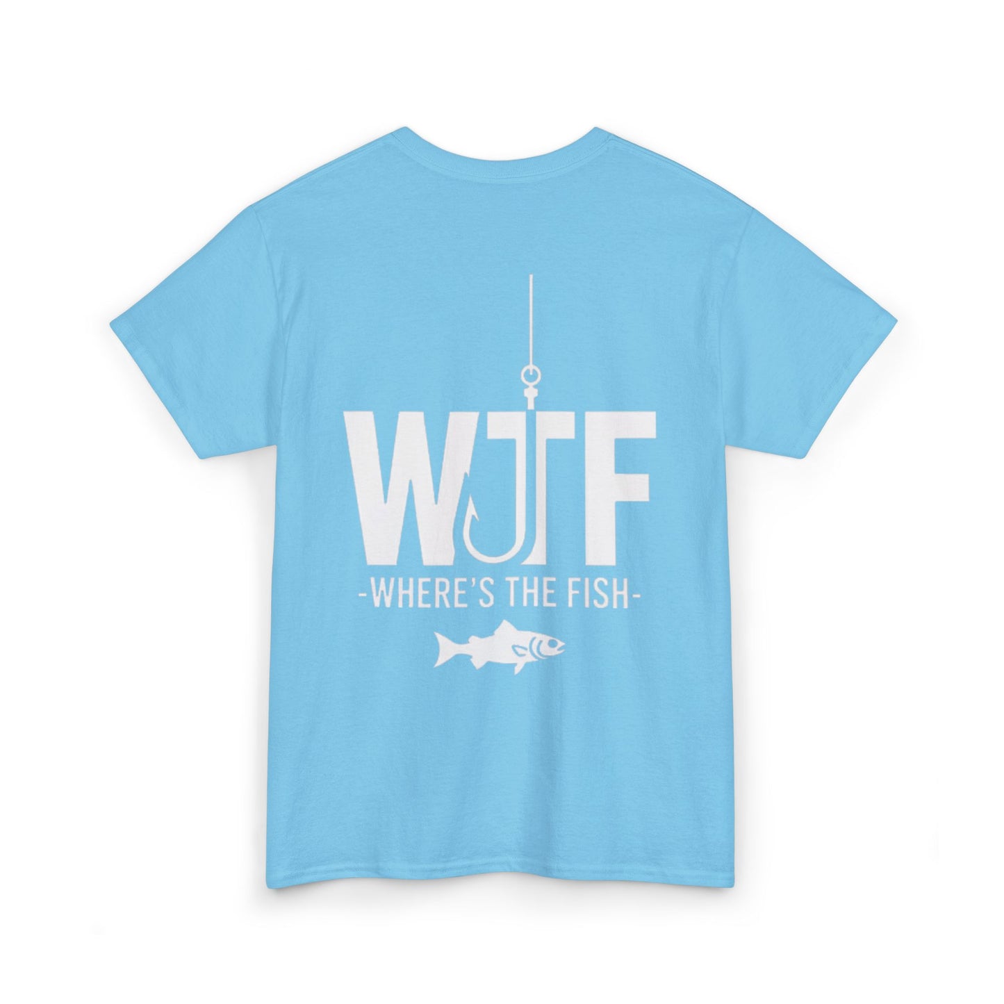 Fishing T-Shirt – "Let's Go Fishing" & "WTF (Where's The Fish)" Graphic Tee for Anglers