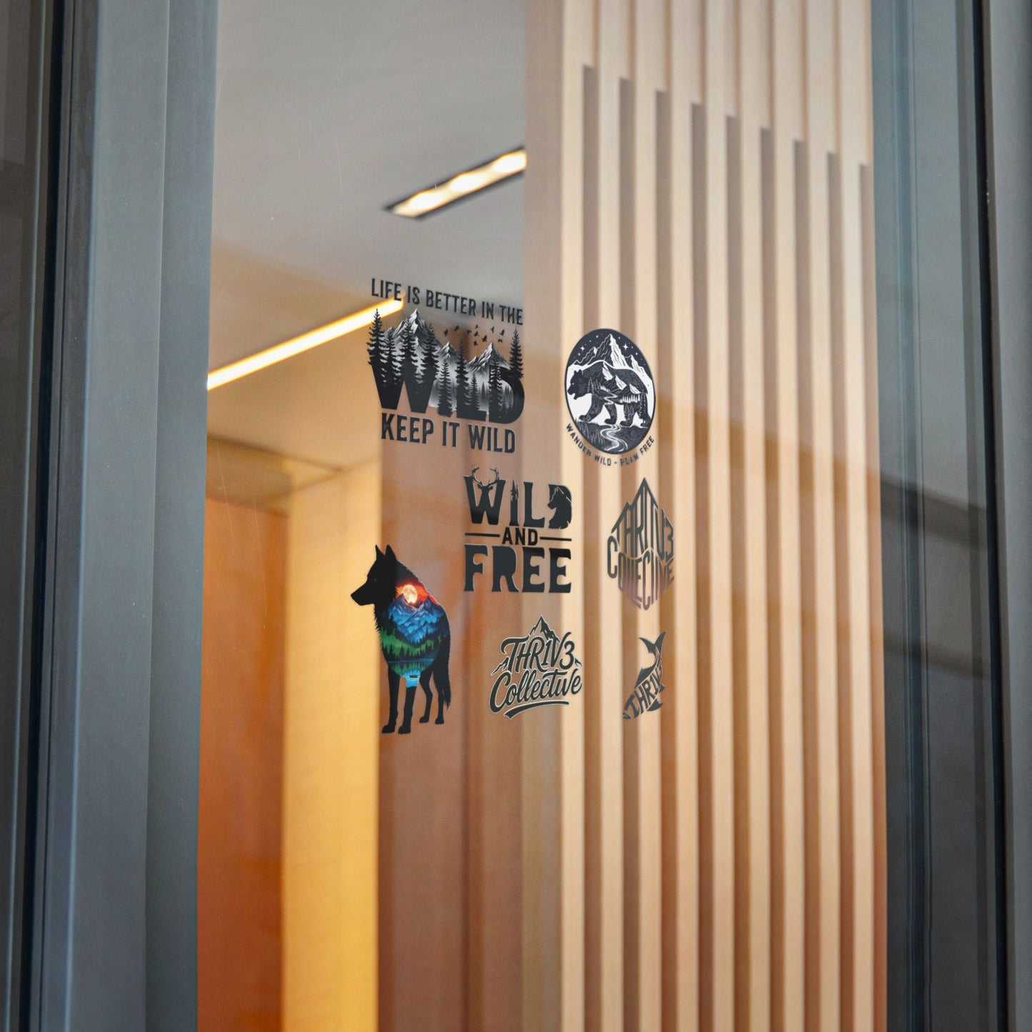 Wild & Free Die-Cut Sticker Pack — Outdoor Adventure Nature Designs (Keep It Wild)