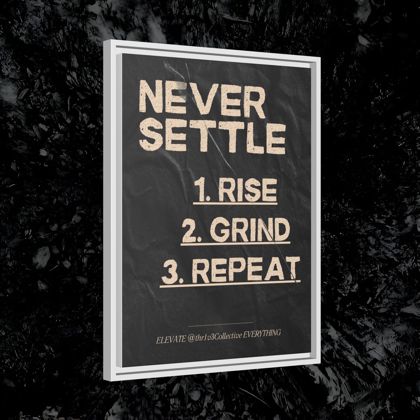 Canvas Print Motivational Inspire Dedication