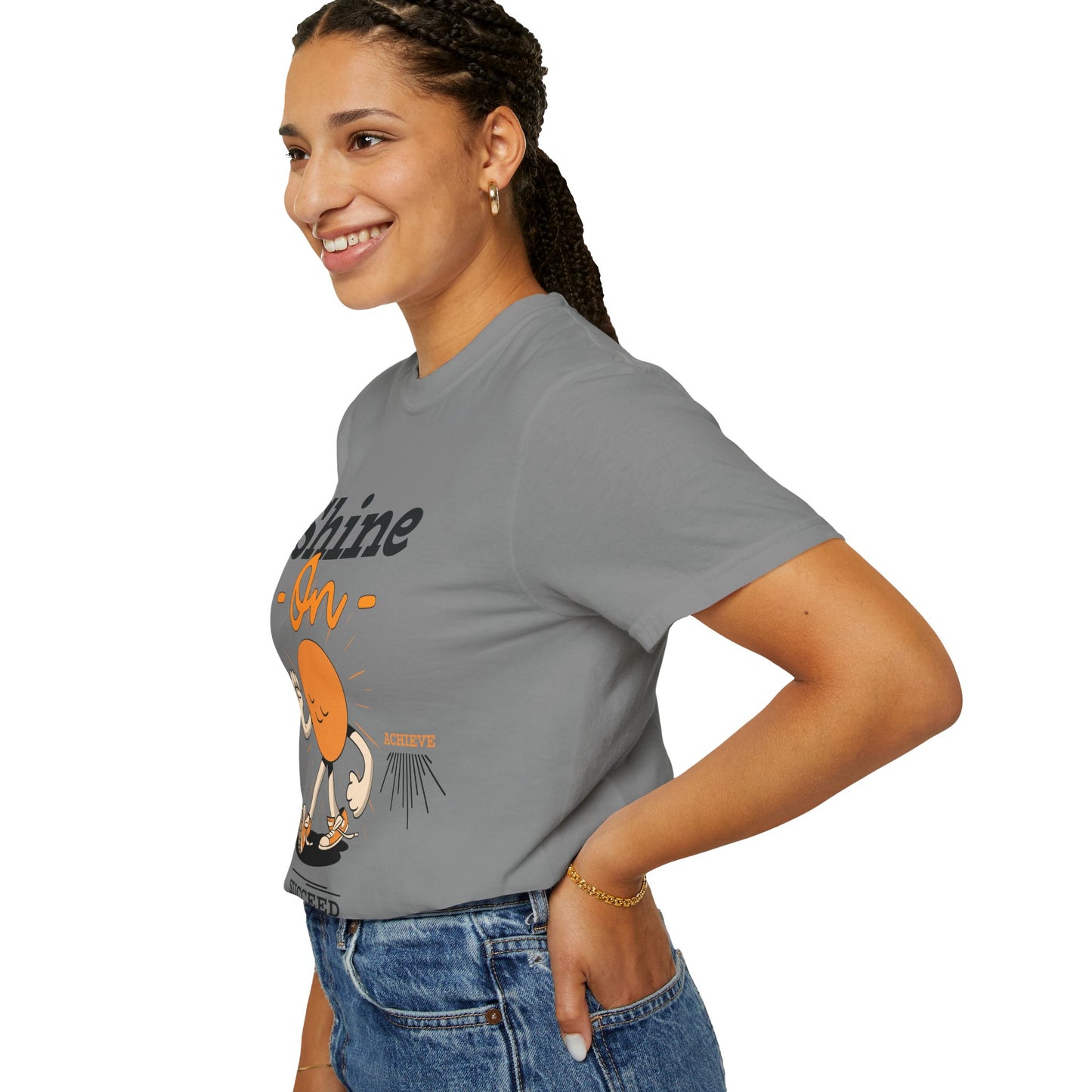 Shine On Unisex T-Shirt, Motivational Tee, Gift for Everyone, Casual Wear, Positive Vibes, Everyday Inspiration