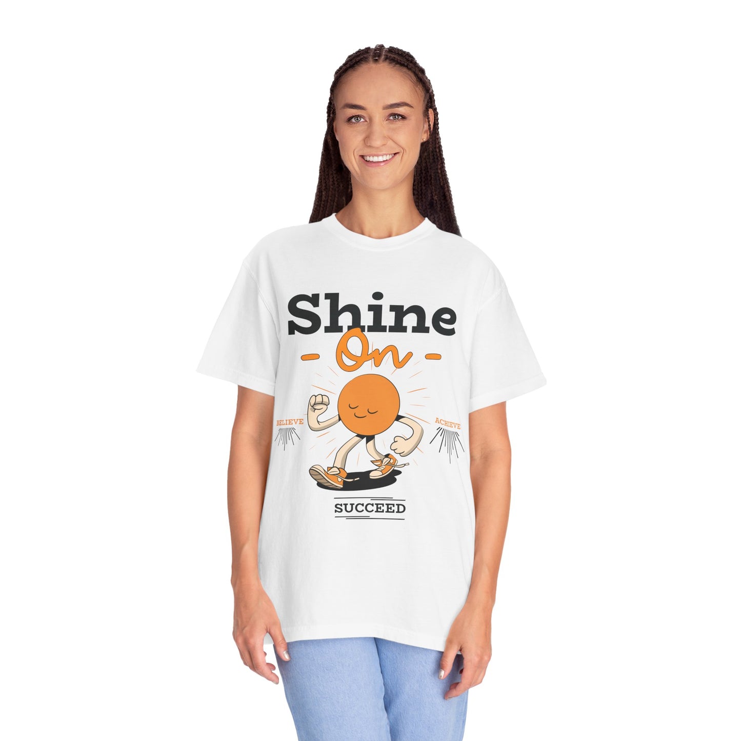 Shine On Unisex T-Shirt, Motivational Tee, Gift for Everyone, Casual Wear, Positive Vibes, Everyday Inspiration