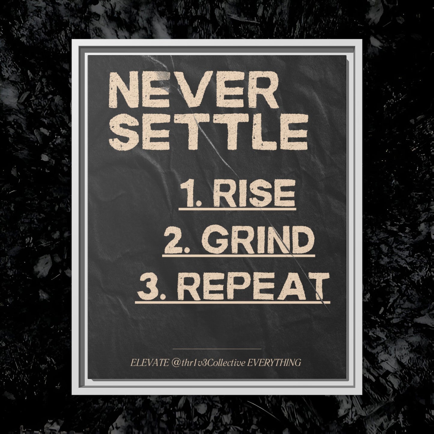 Canvas Print Motivational Inspire Dedication