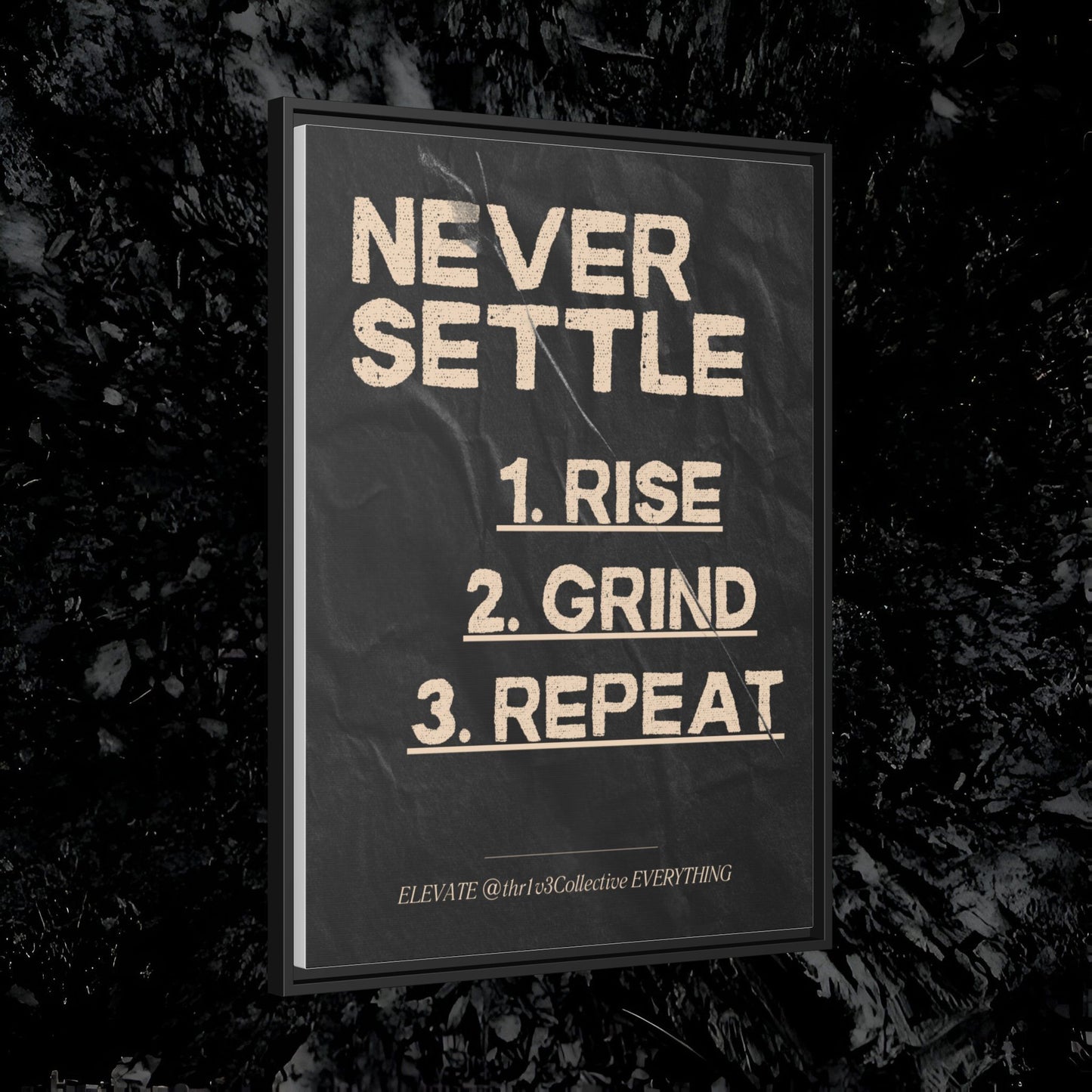 Canvas Print Motivational Inspire Dedication