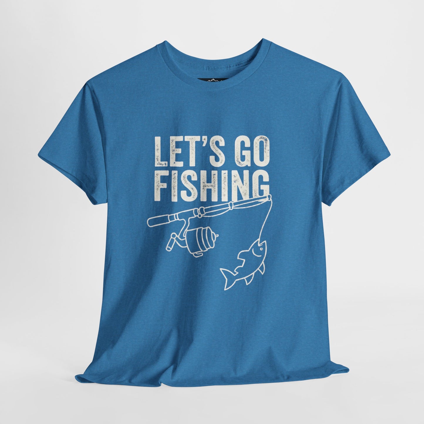 Fishing T-Shirt – "Let's Go Fishing" & "WTF (Where's The Fish)" Graphic Tee for Anglers