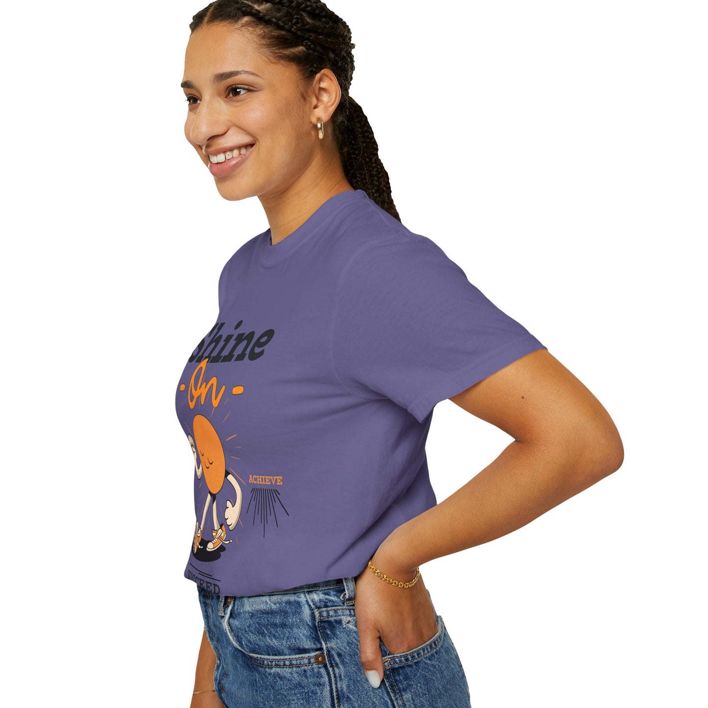 Shine On Unisex T-Shirt, Motivational Tee, Gift for Everyone, Casual Wear, Positive Vibes, Everyday Inspiration