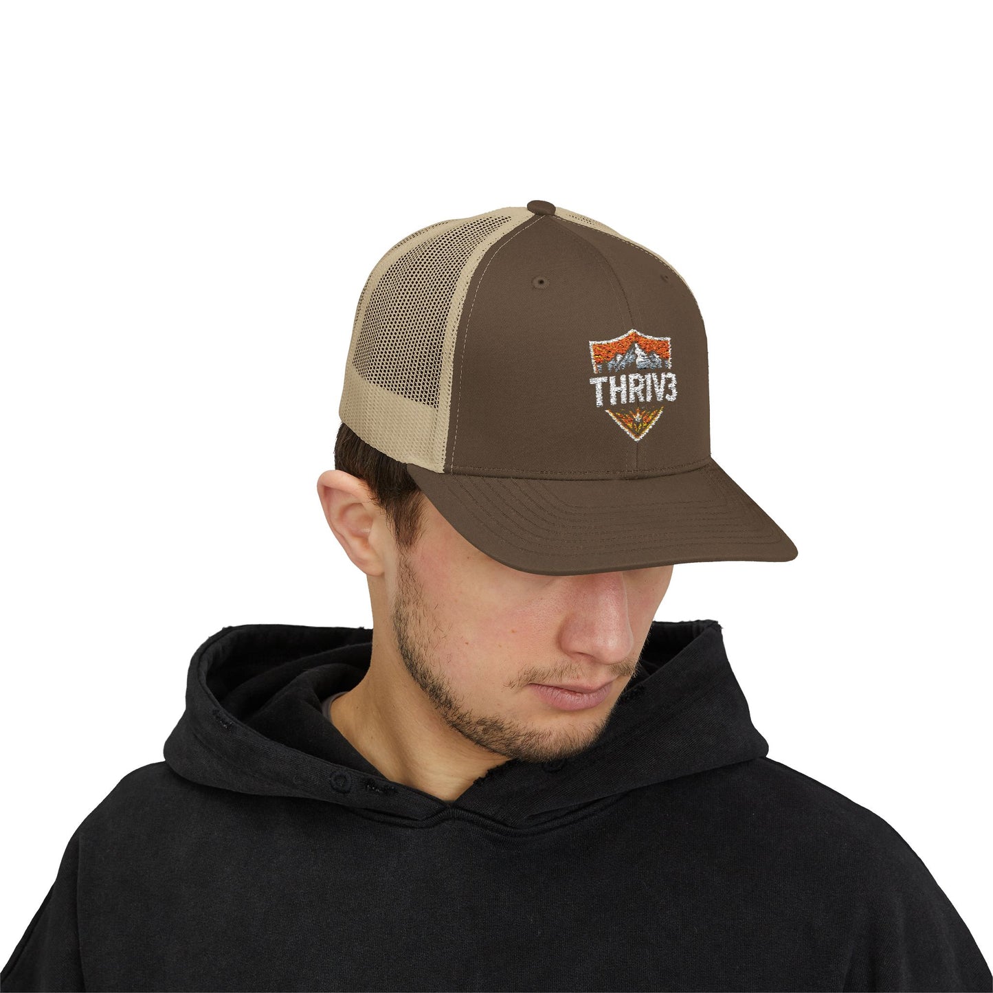 Snapback Cap THR1V3 Collective Mountaineer Outdoors Official Wildlife Logo